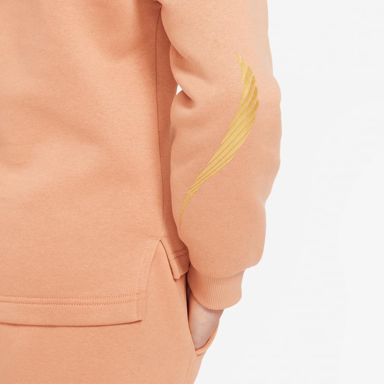 Nike Sportswear Club Flc Fnl Ls Çocuk Kahverengi Sweatshirt