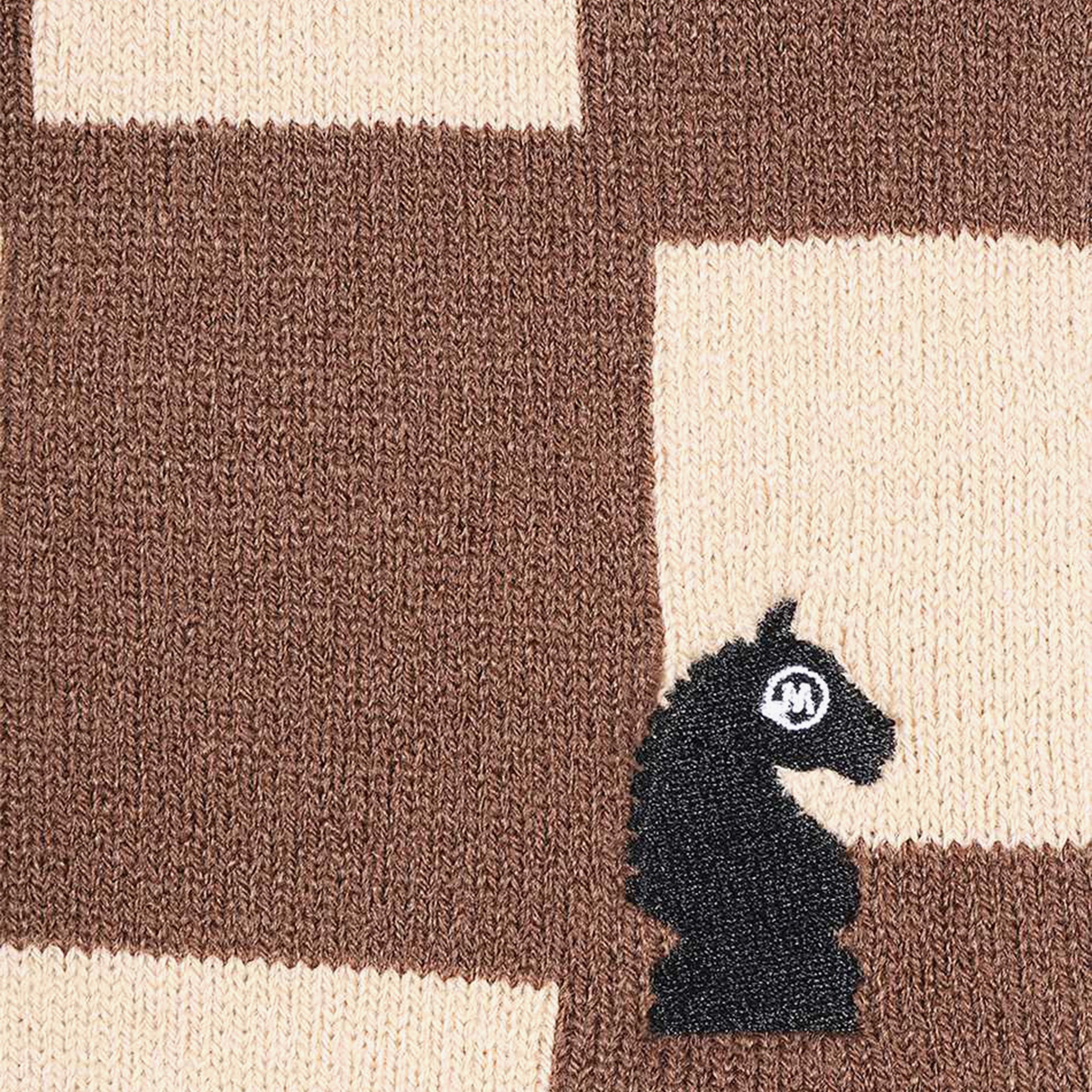 Market Chess Club Unisex Kahverengi Balaclava
