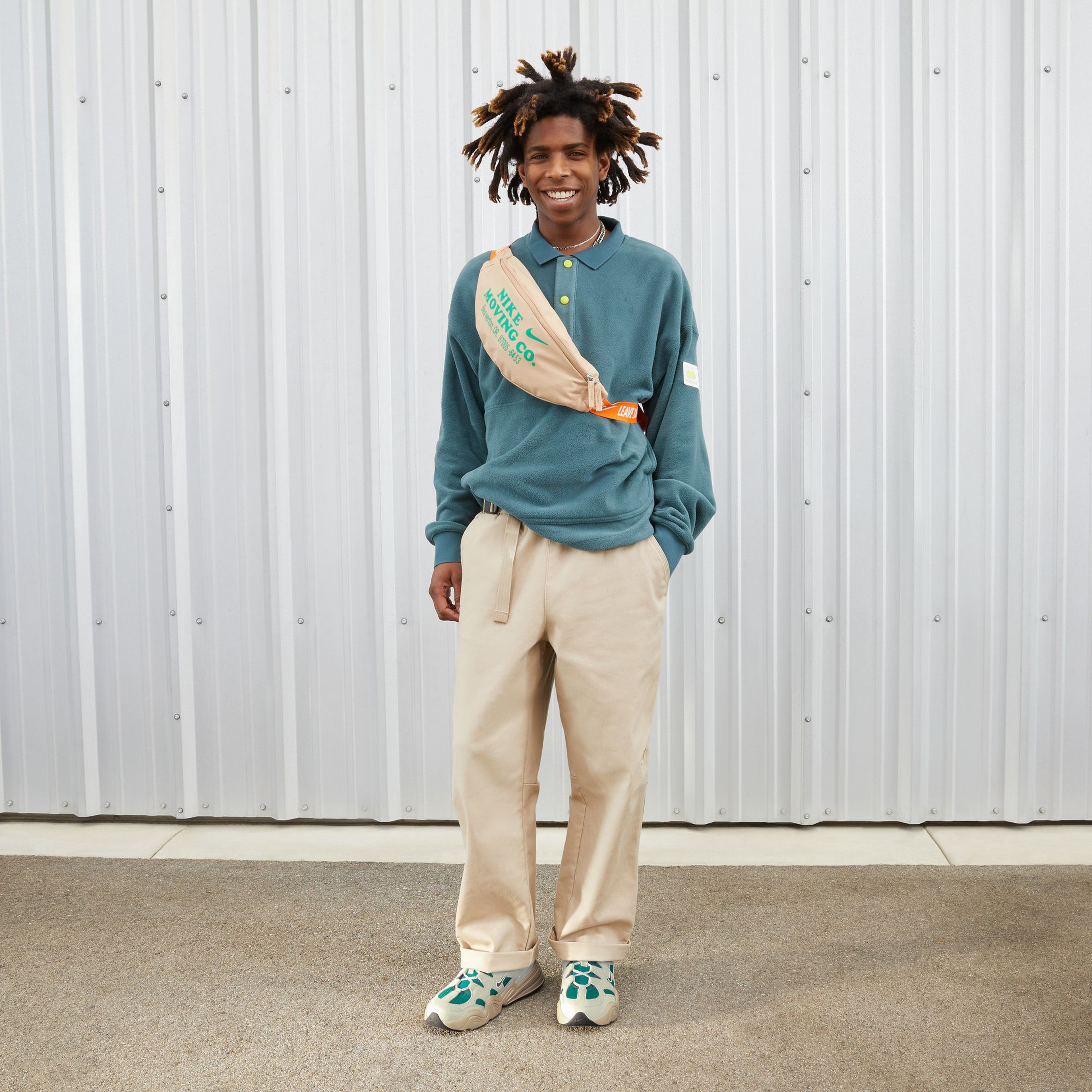 Nike Tech Hera Erkek Krem/Yeşil Spor Ayakkabı