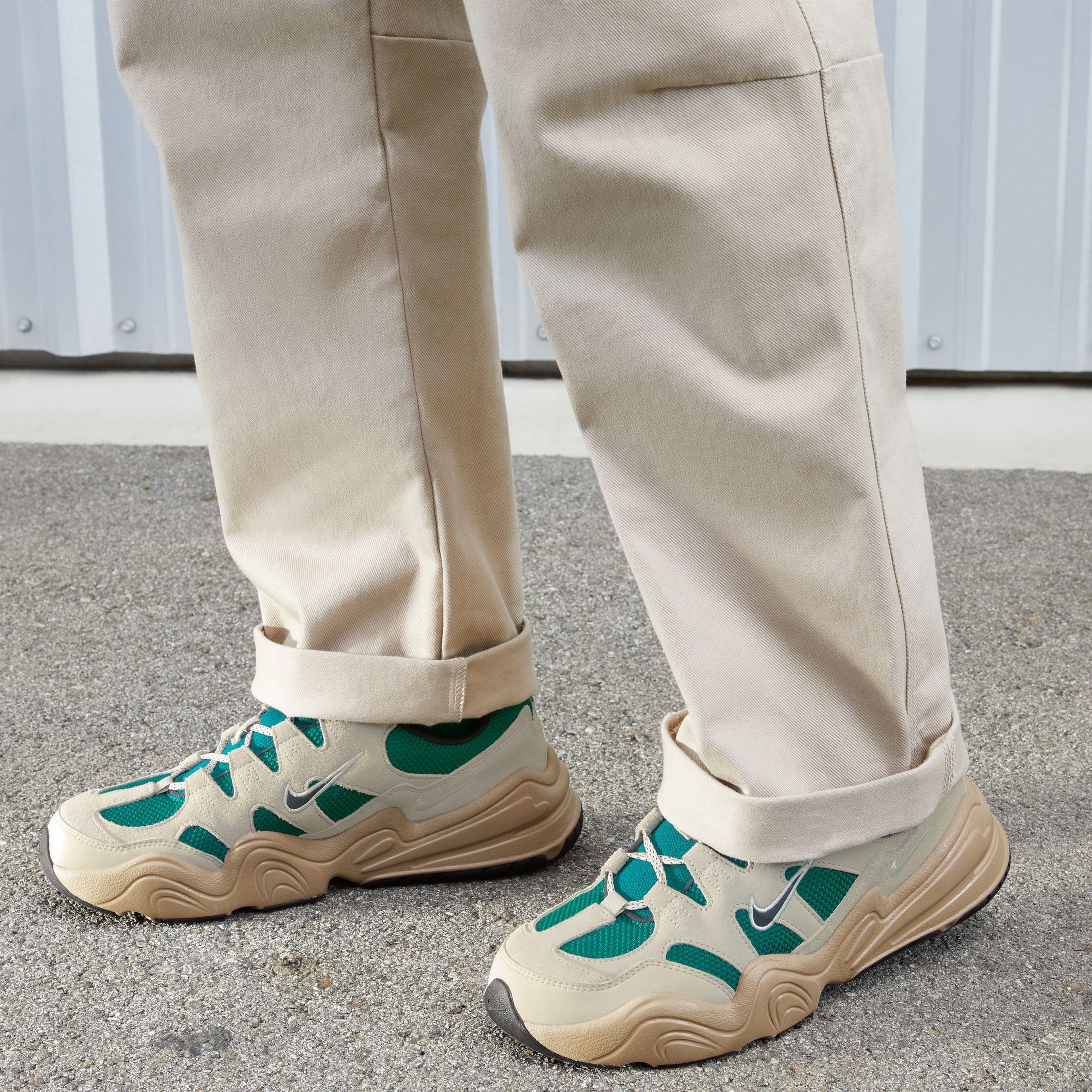 Nike Tech Hera Erkek Krem/Yeşil Spor Ayakkabı