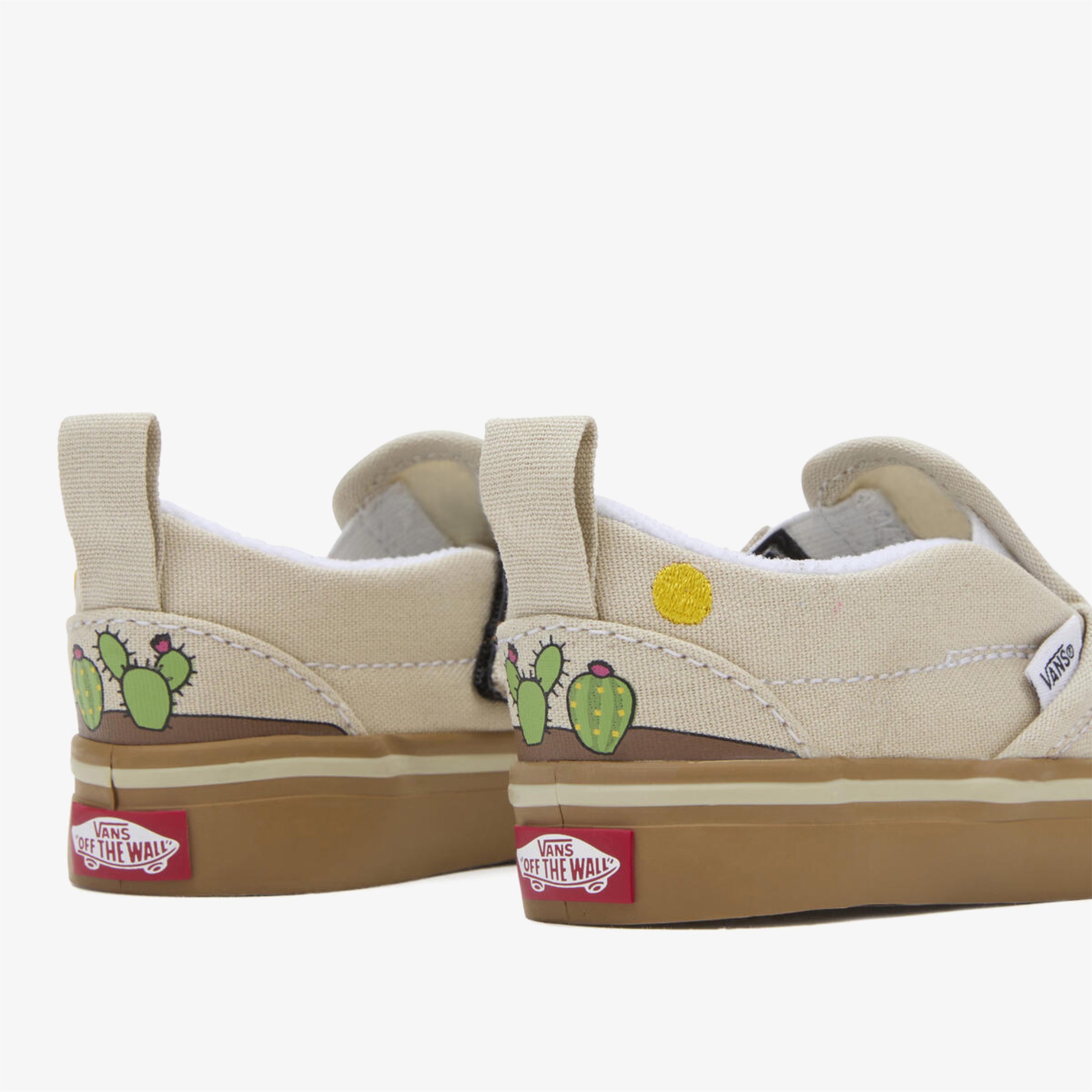 Vans Slip-On V Cactus Bebek Bej Sneaker