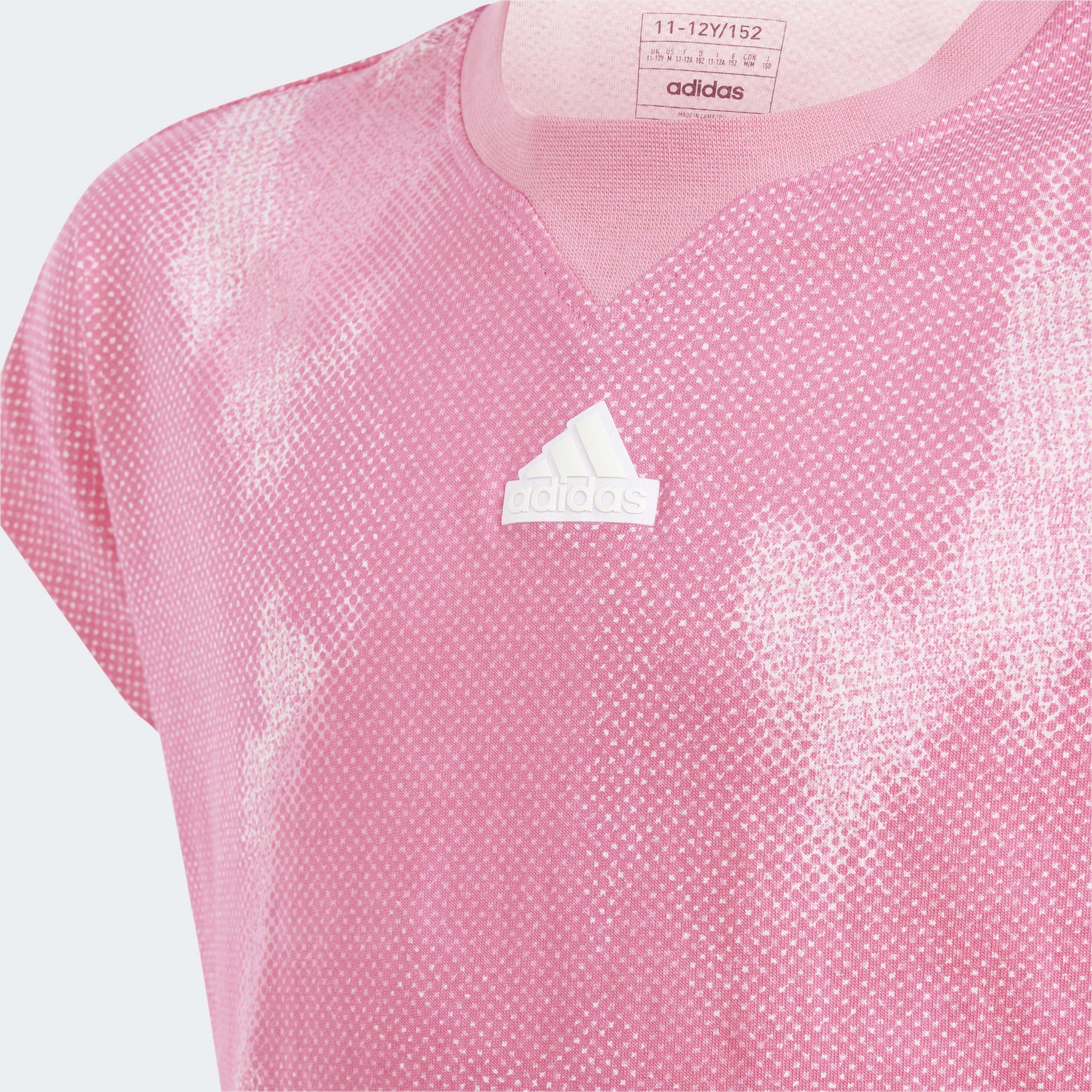 adidas Sportswear Jg Fi Aop T Çocuk Pembe T-Shirt