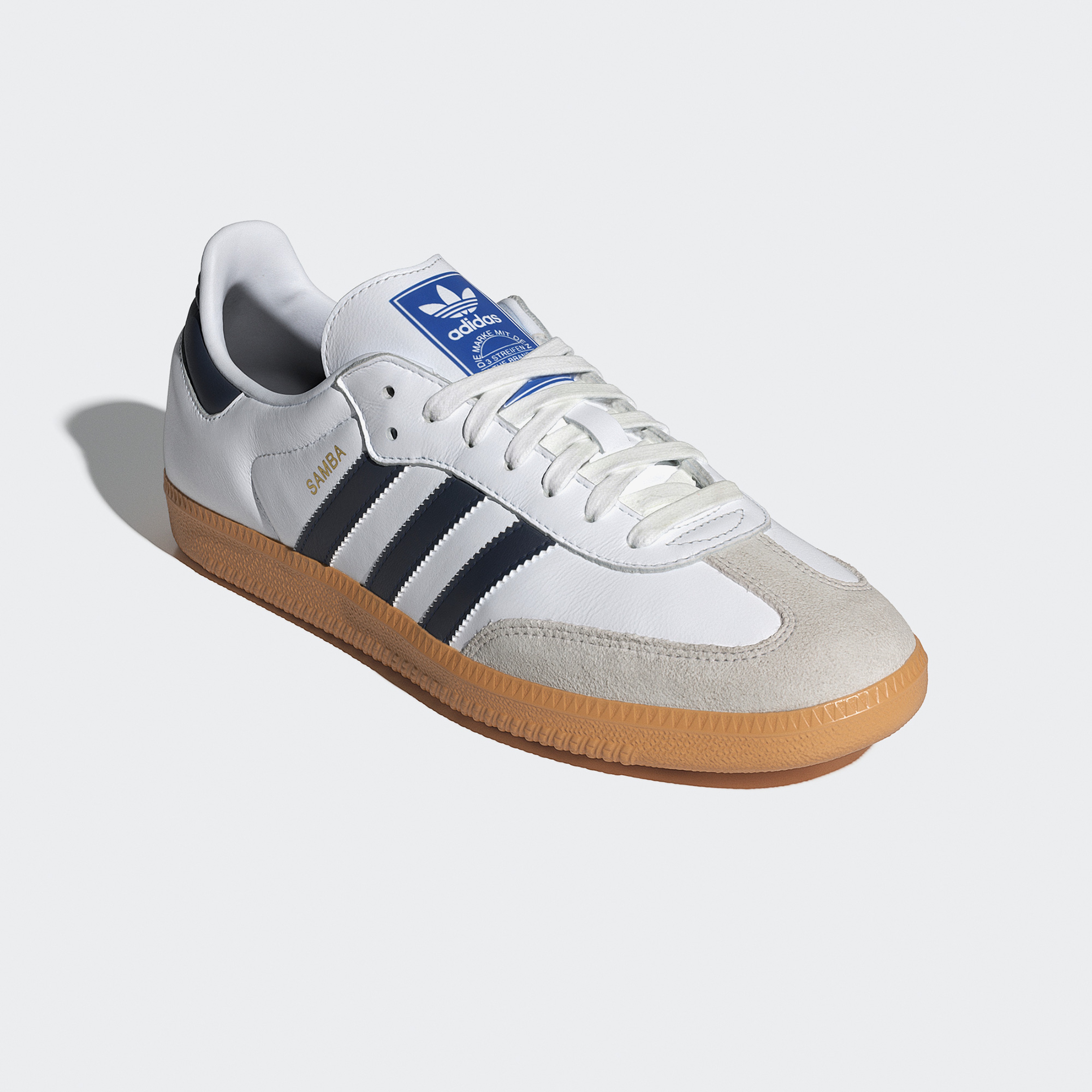 adidas Originals Samba Og Unisex Lacivert Çizgili Beyaz Spor Ayakkabı
