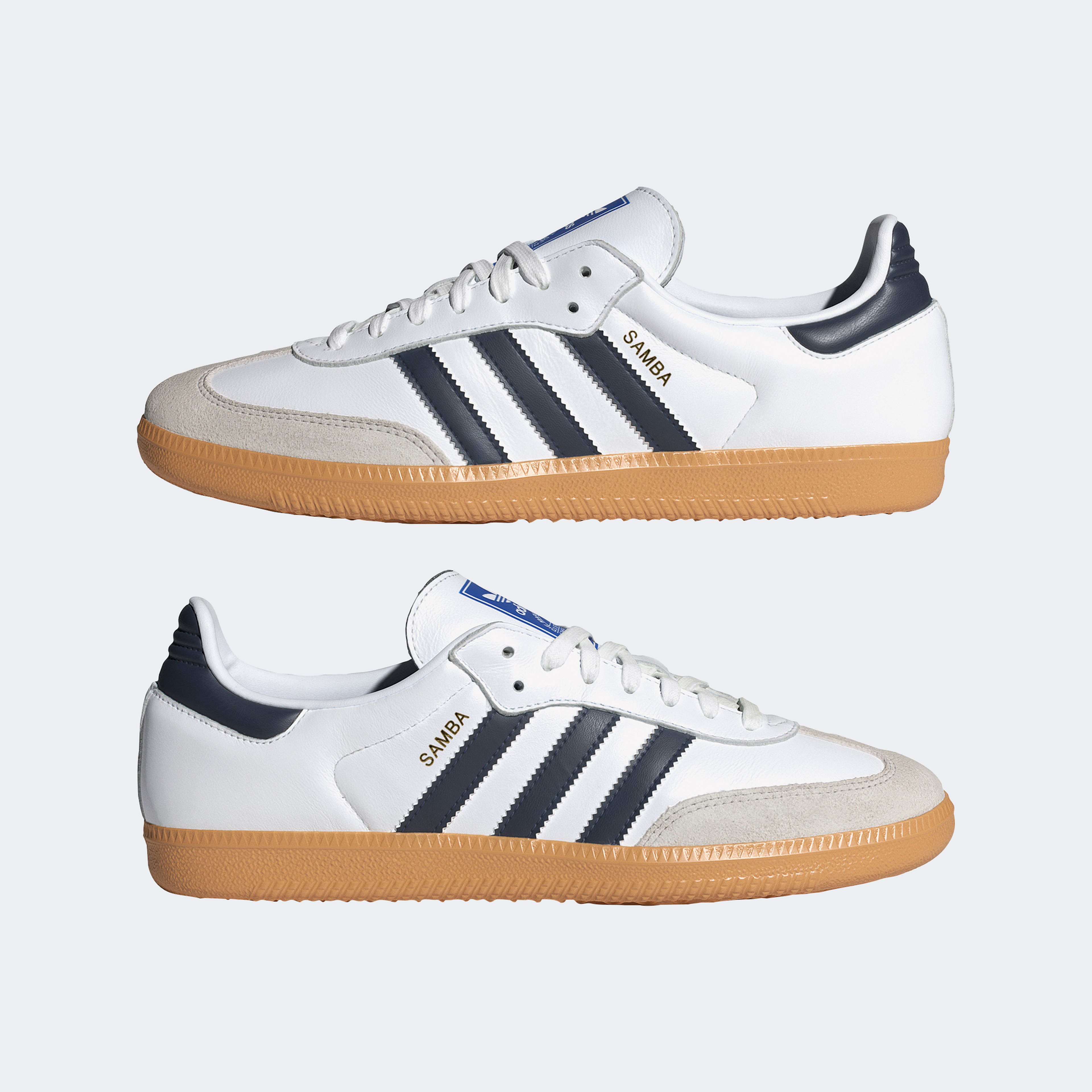 adidas Originals Samba Og Unisex Lacivert Çizgili Beyaz Spor Ayakkabı