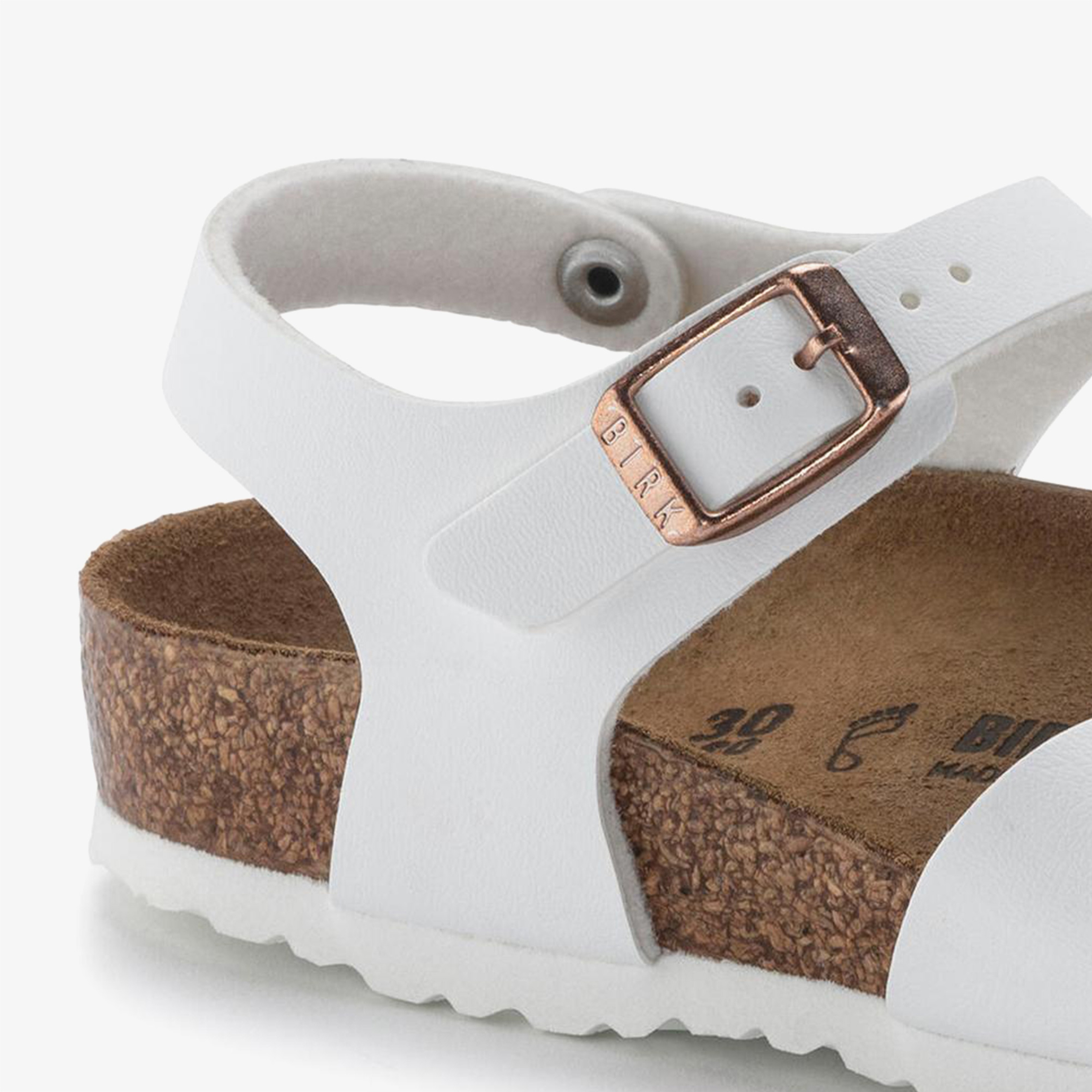 Birkenstock Rio Kids Bf Çocuk Beyaz Terlik