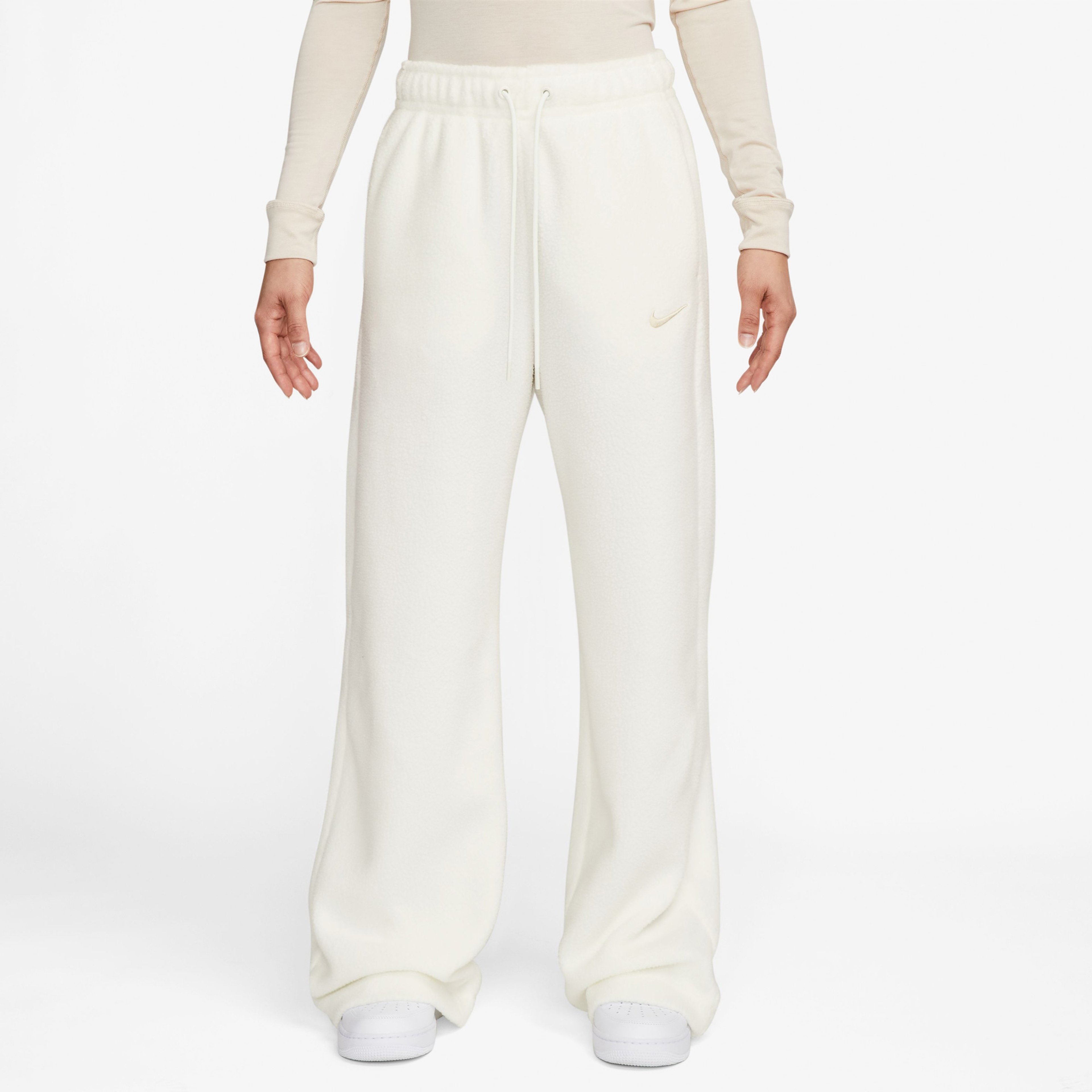 Nike Sportswear Plush Kadın Beyaz Eşofman Altı