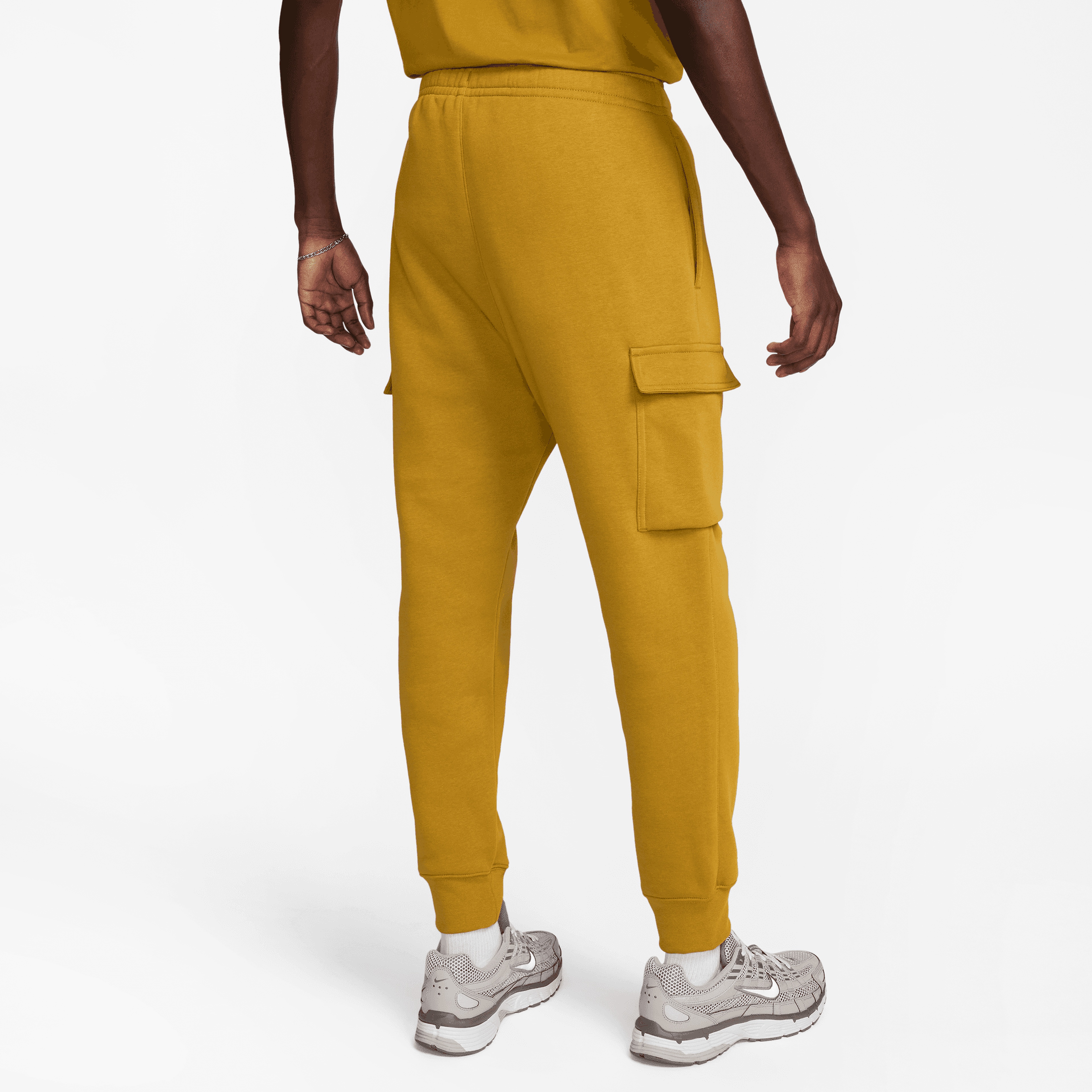 Nike Club Brushed Back Erkek Turuncu Eşofman Altı