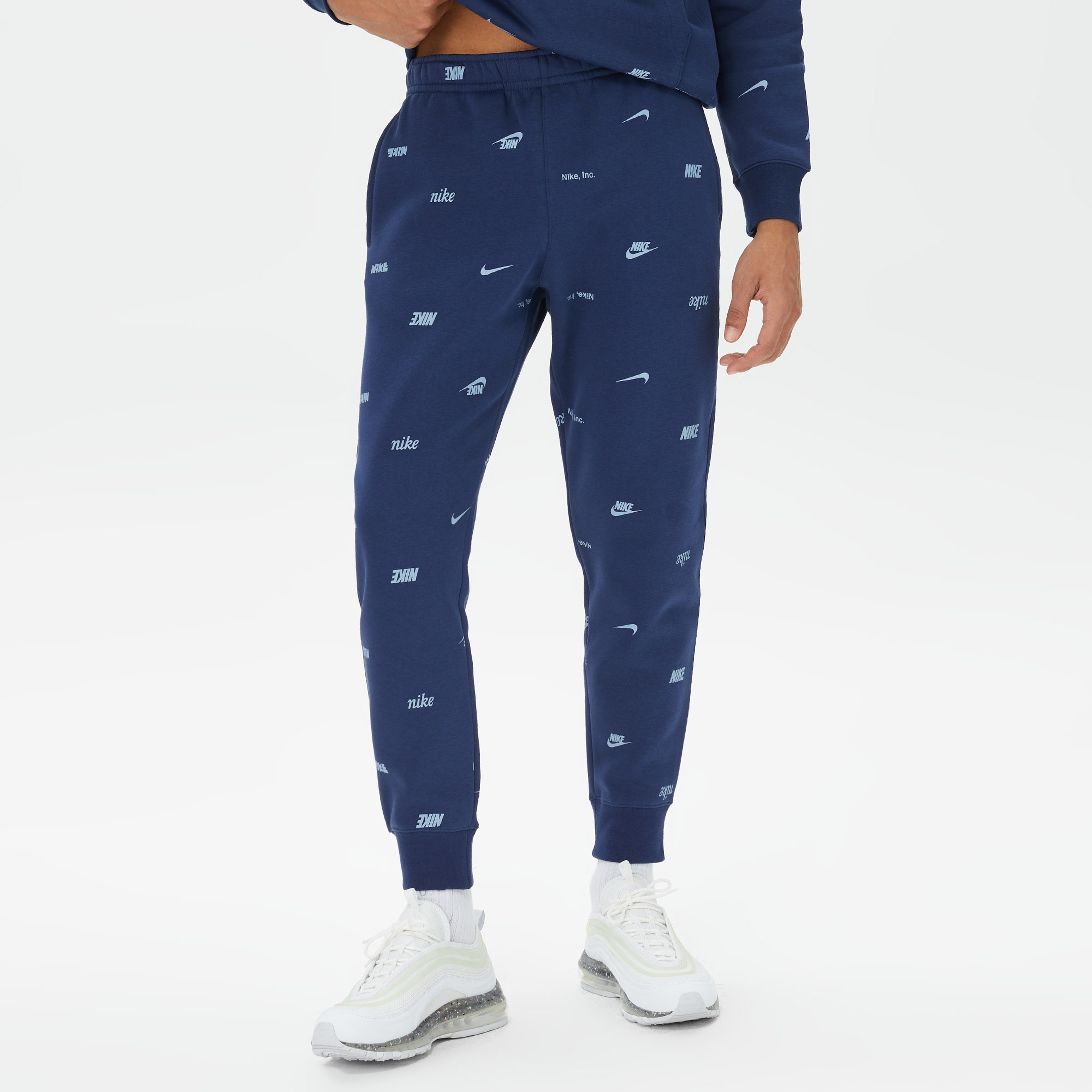 Nike Club Fleece Erkek Mavi Eşofman Altı