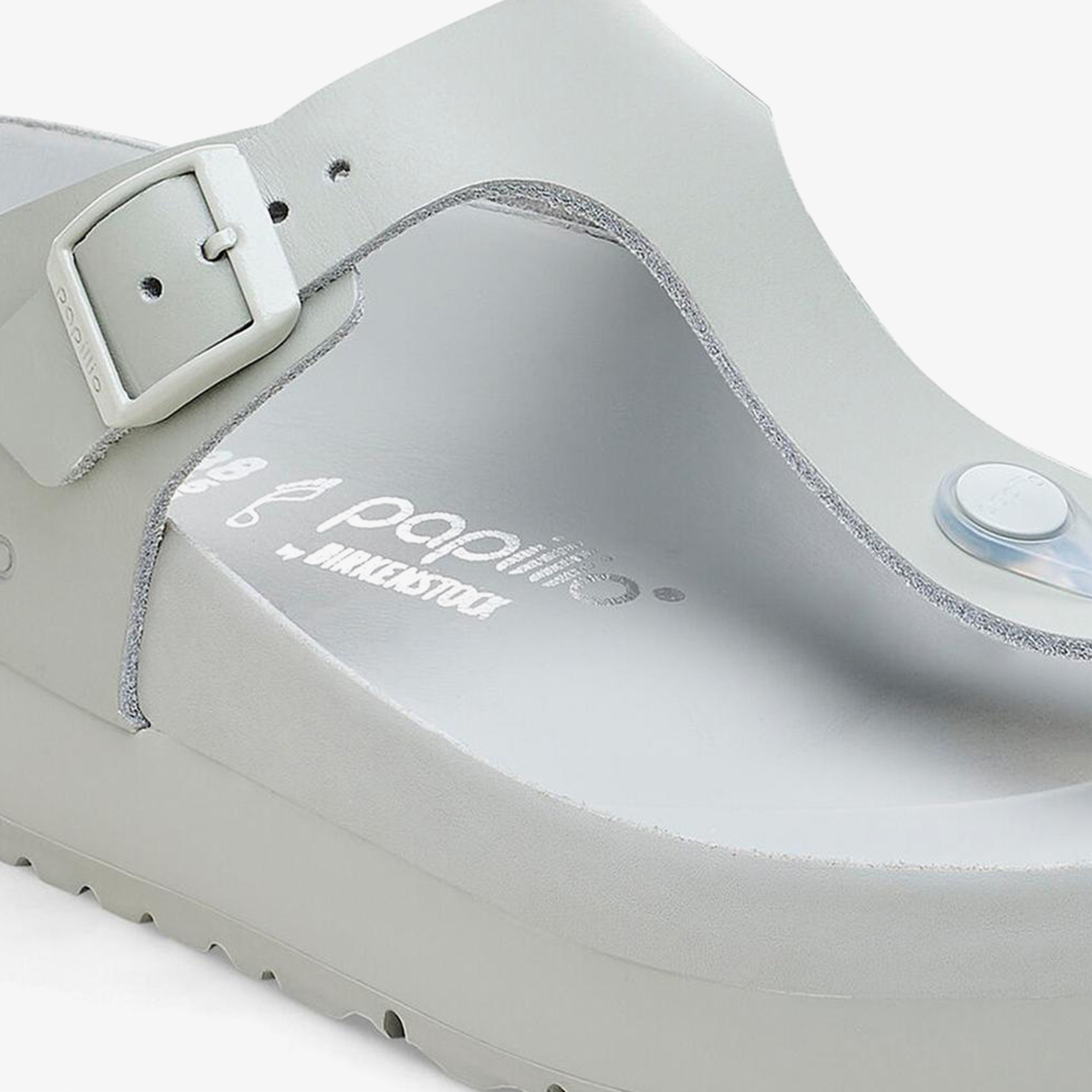 Birkenstock Gizeh Platform Flex Kadın Gri Terlik