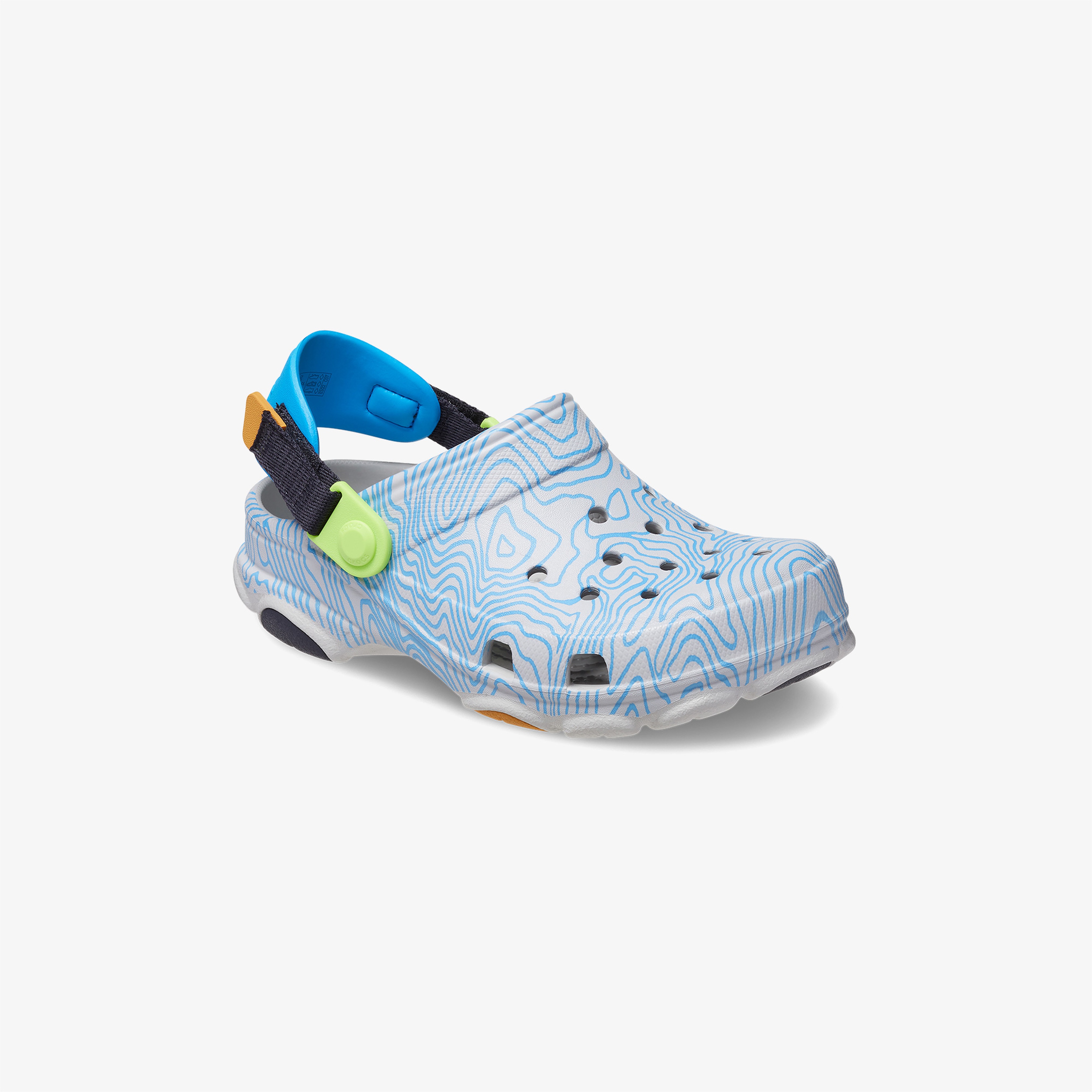 Crocs Allerrainopographic Bebek Mavi Terlik