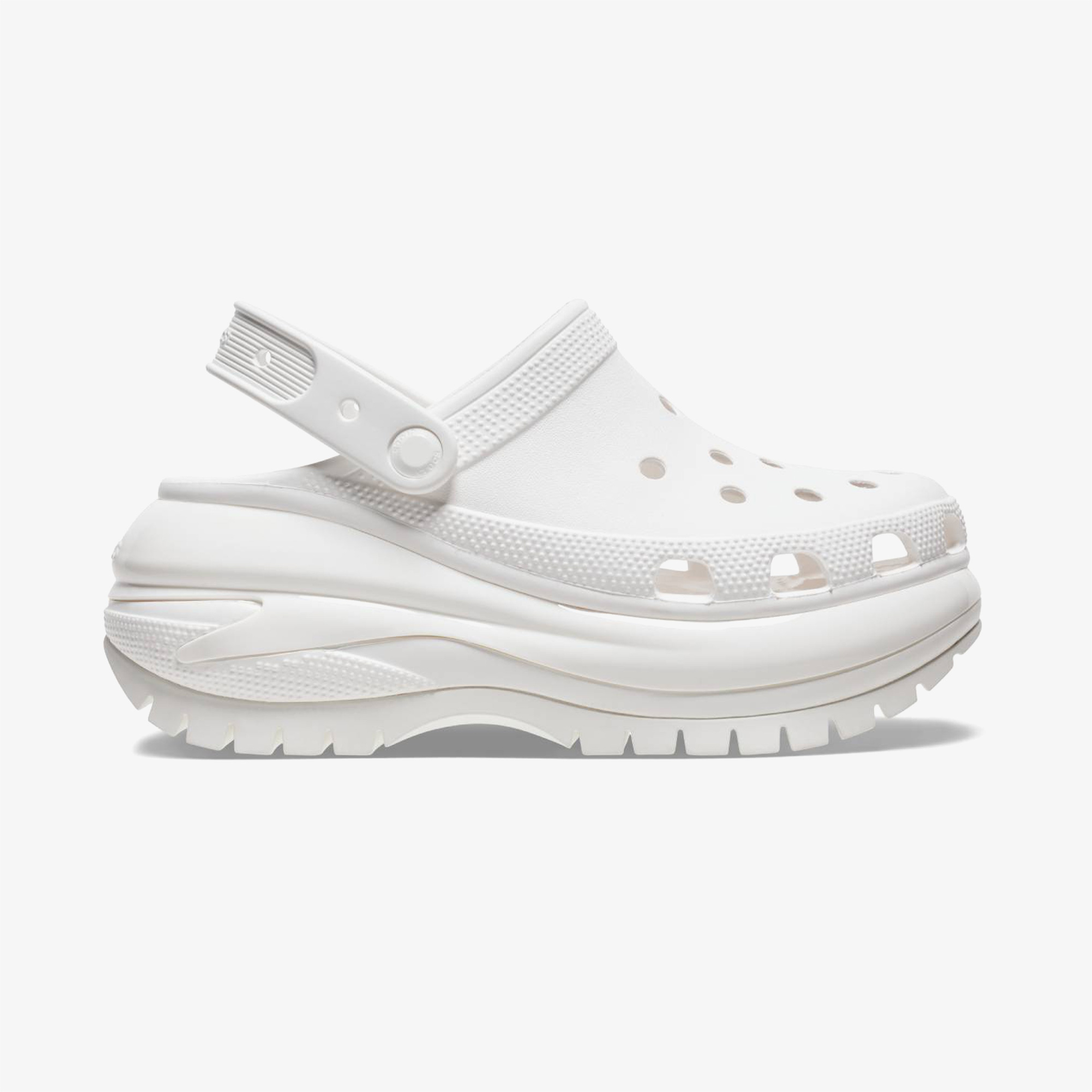 Crocs Classic Mega Crush Kadın Beyaz Terlik
