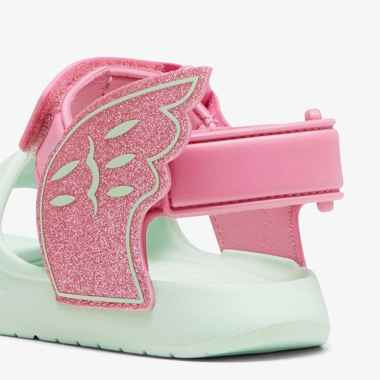 Puma Divecat V2 Injex Hero Glitz Çocuk Yeşil/Pembe Sandalet