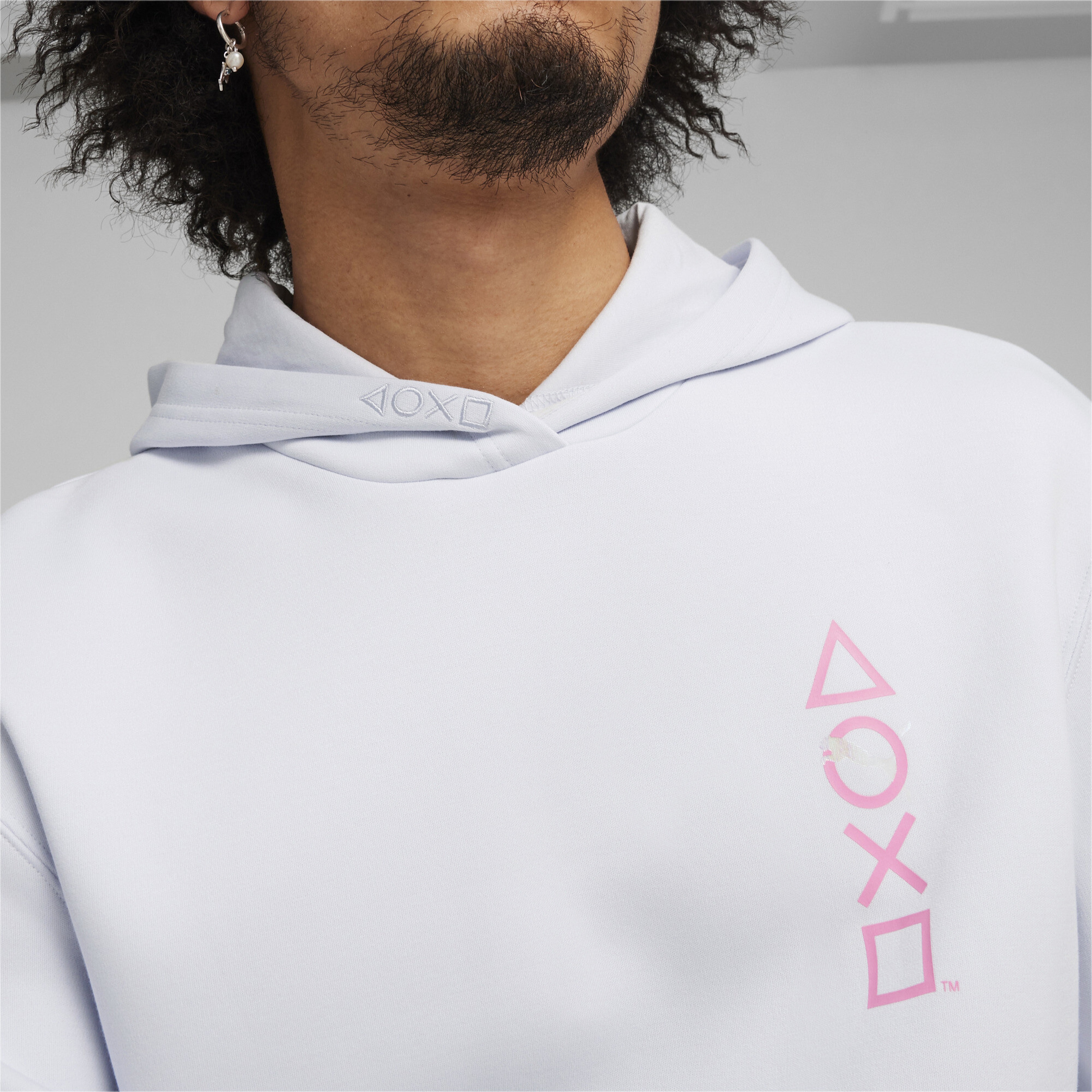 Puma X Playstation Erkek Gri Hoodie