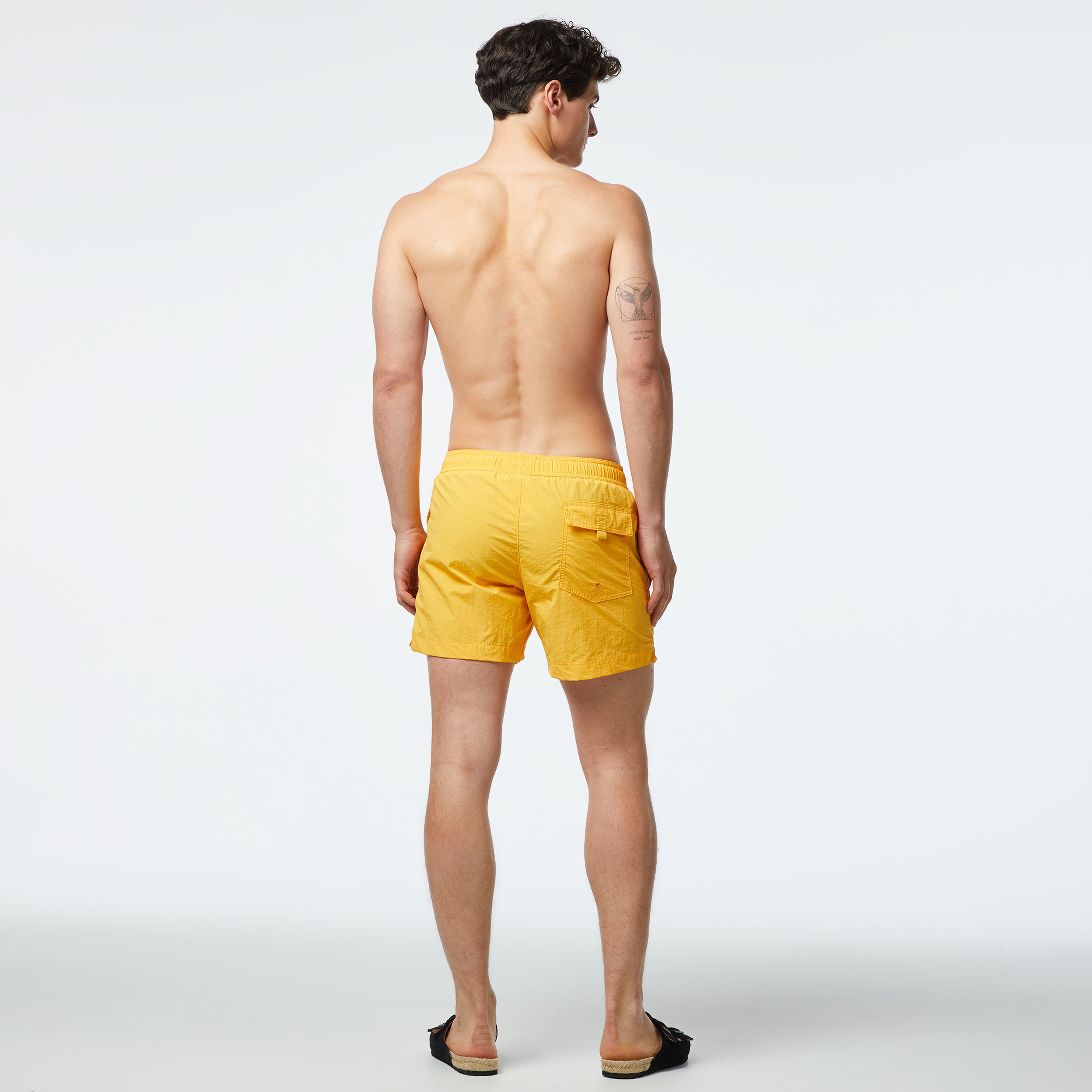 Champion Classic Erkek Sarı Deniz Şortu