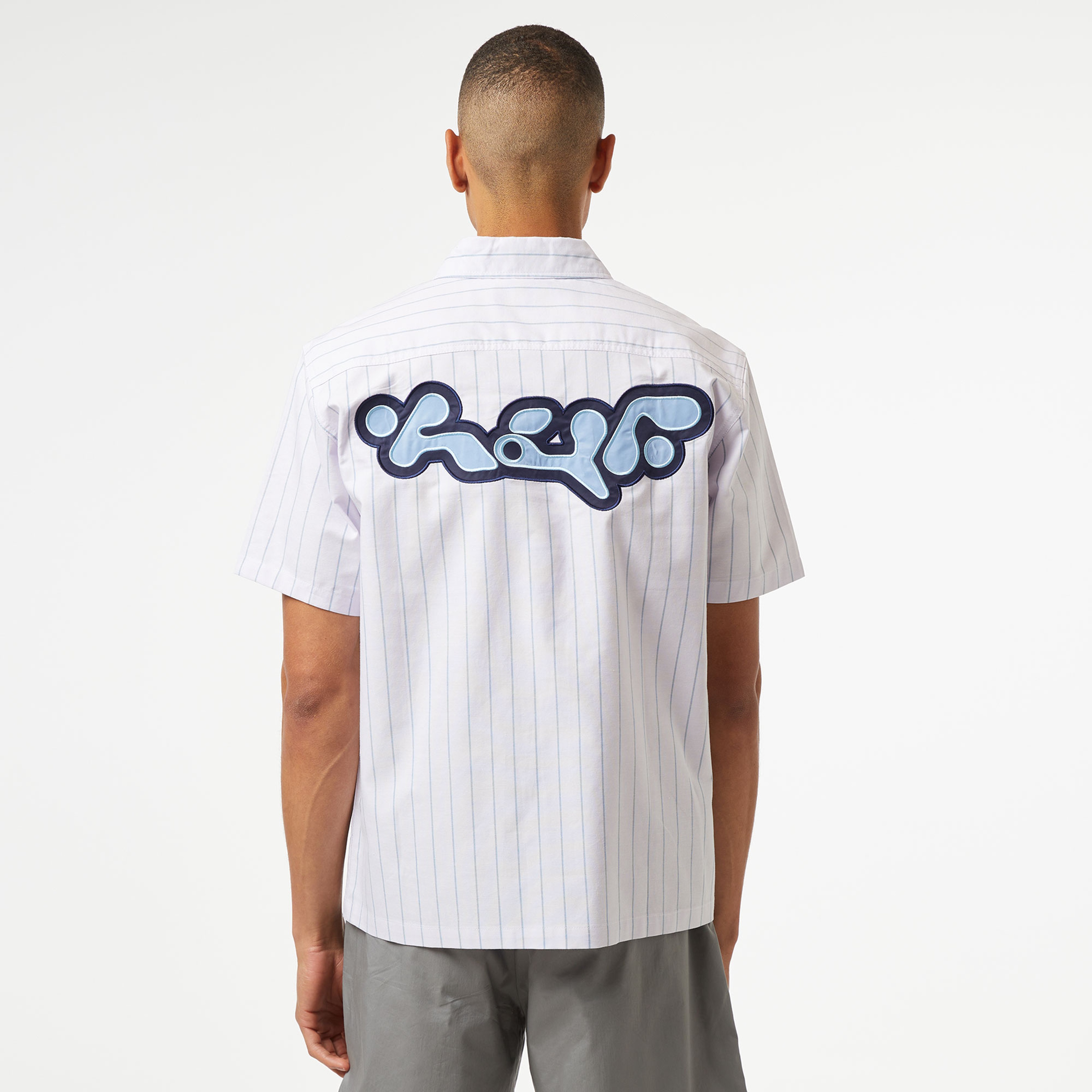 HUF Parker S/S Work Erkek Mor Gömlek