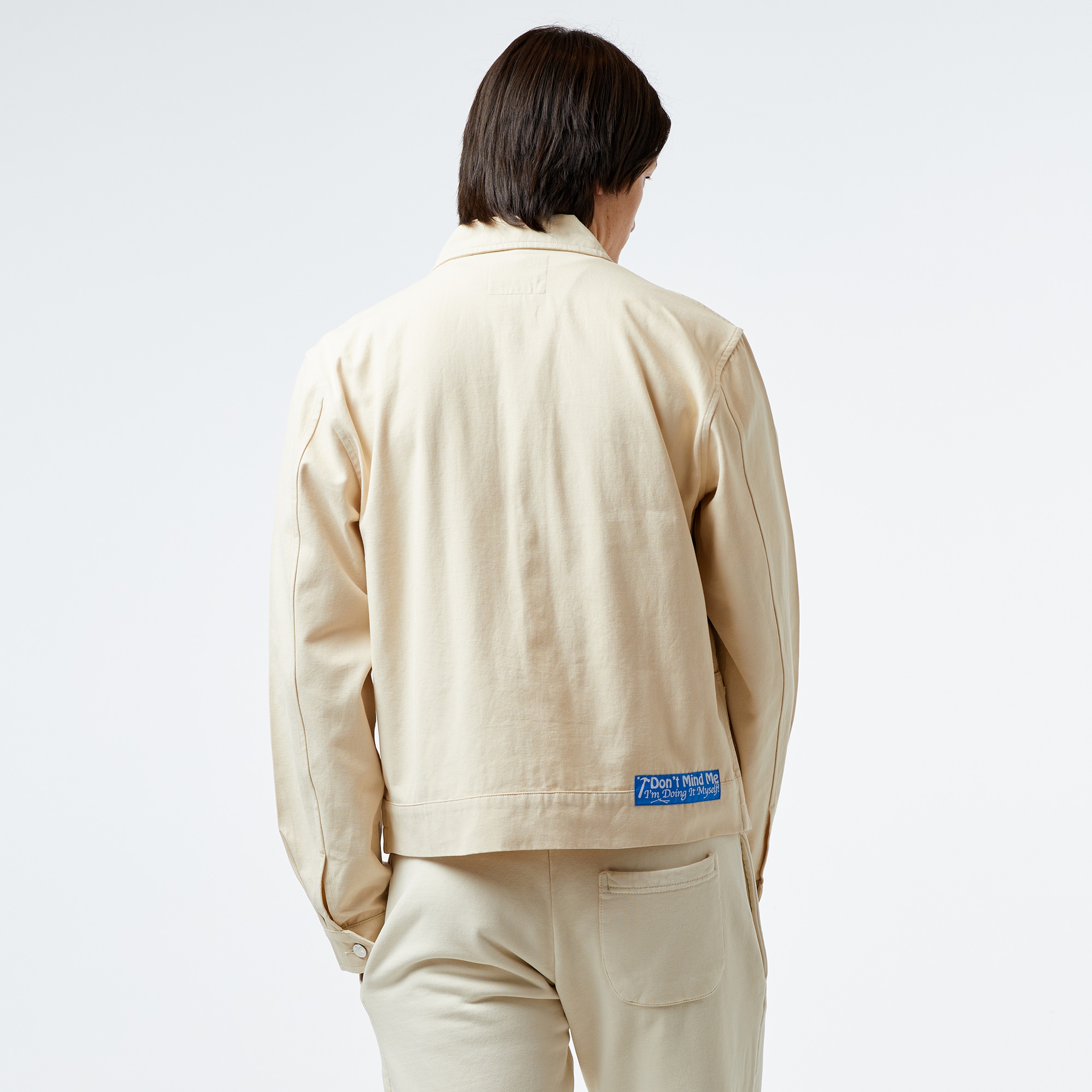 Market Rw Workstations Overshirt Erkek Beyaz Sweatshirt