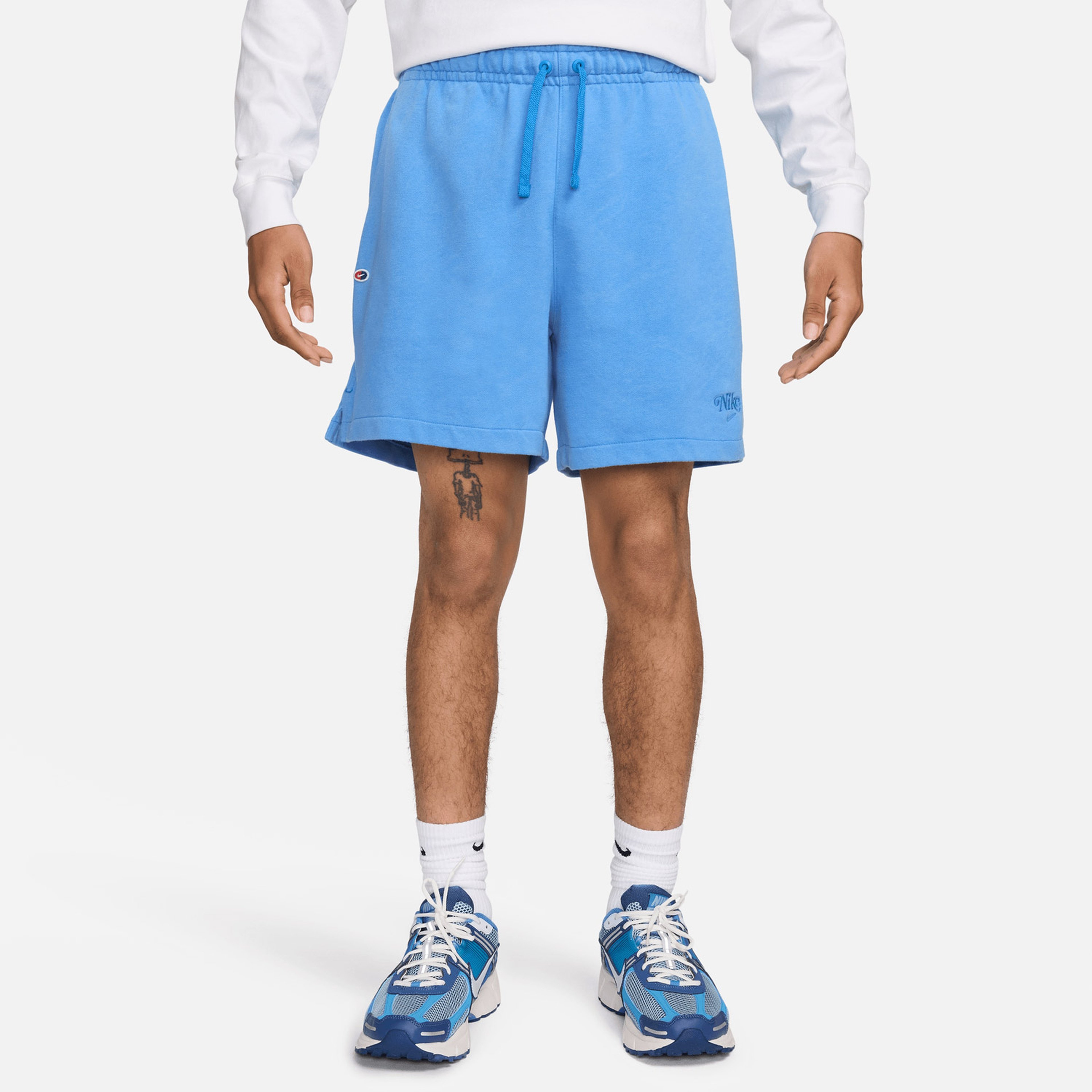 Nike Club Fleece Erkek Mavi Şort