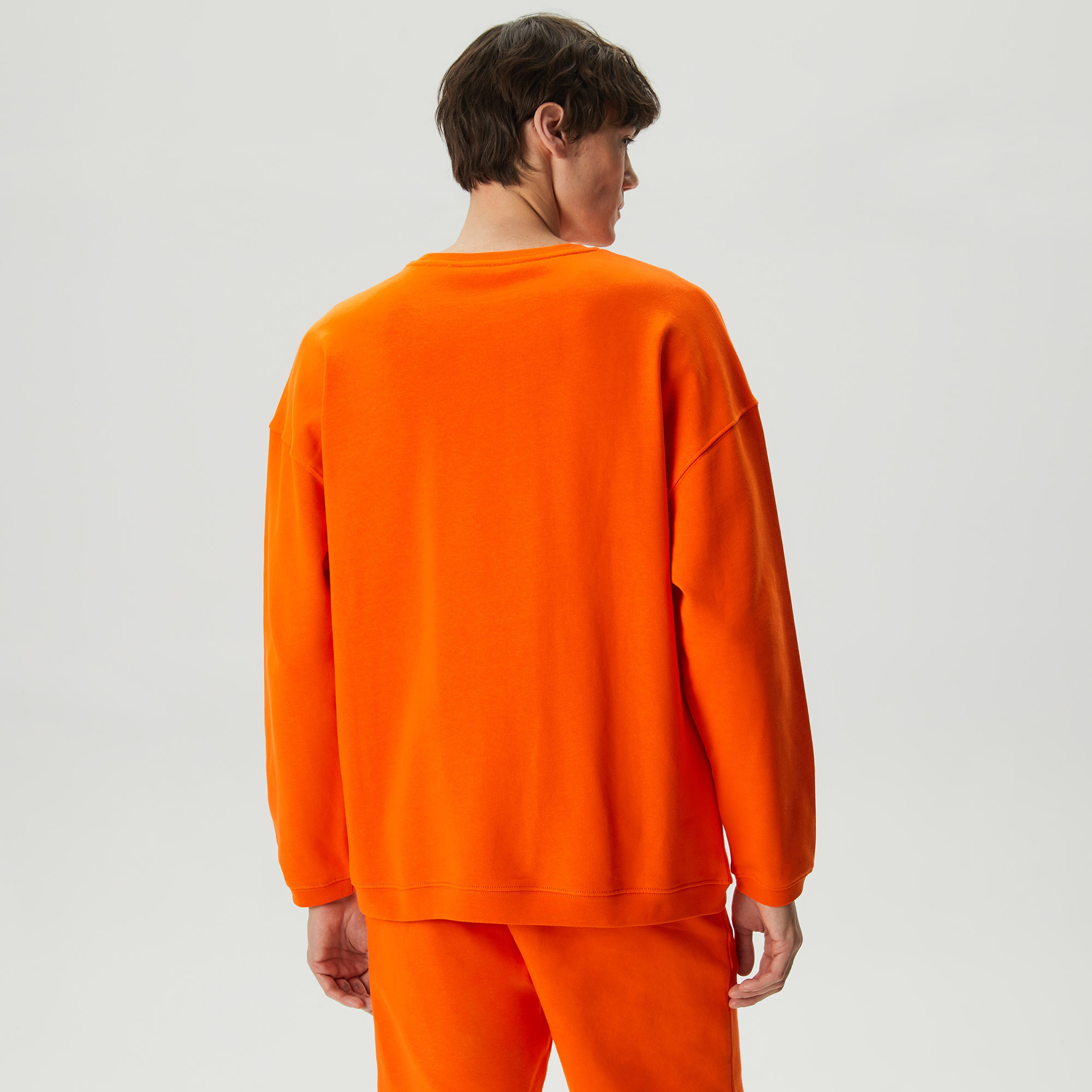 Les Benjamins Essentials Erkek Turuncu Sweatshirt