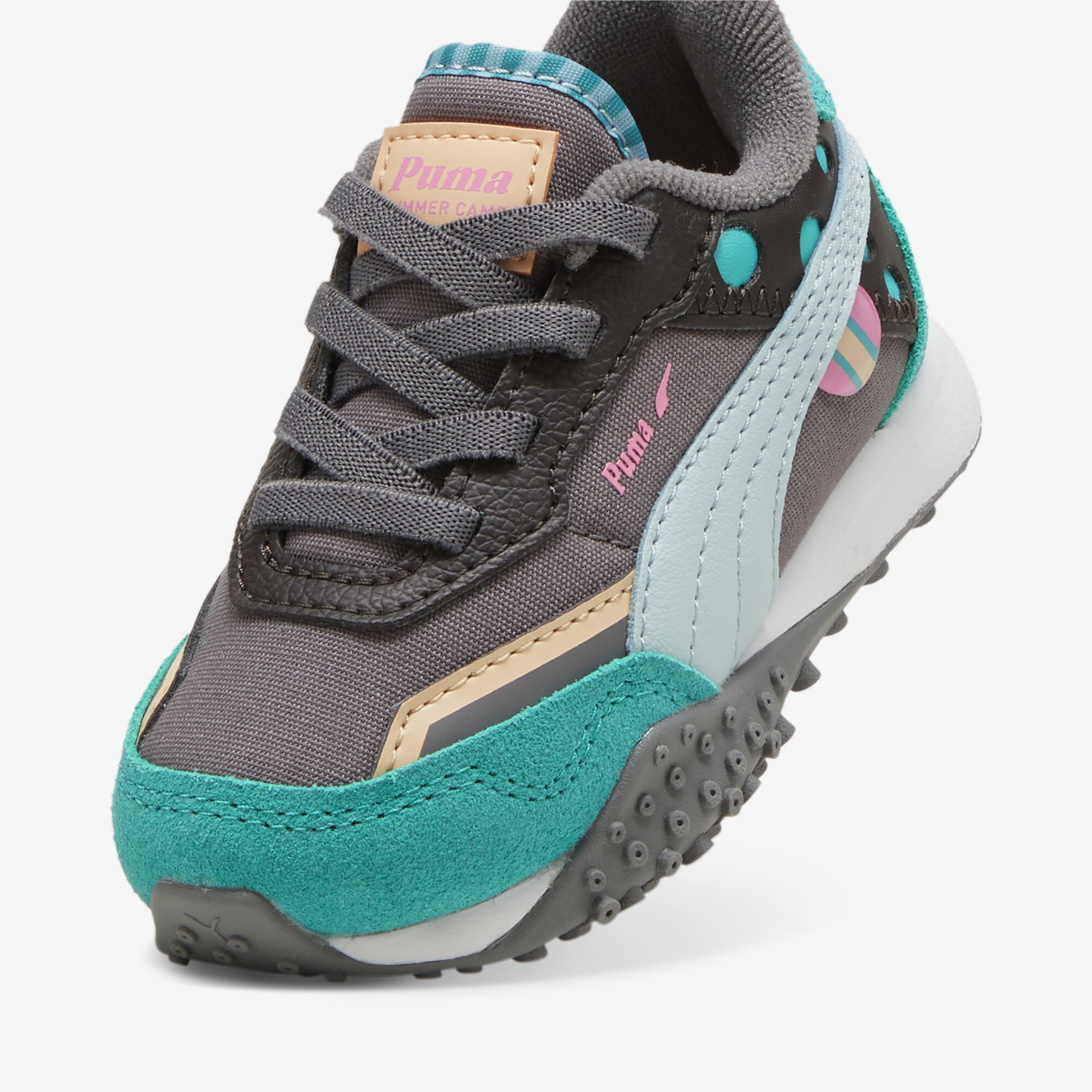 Puma Blktop Rider Summer Camp Ac Bebek Yeşil/Gri Spor Ayakkabı