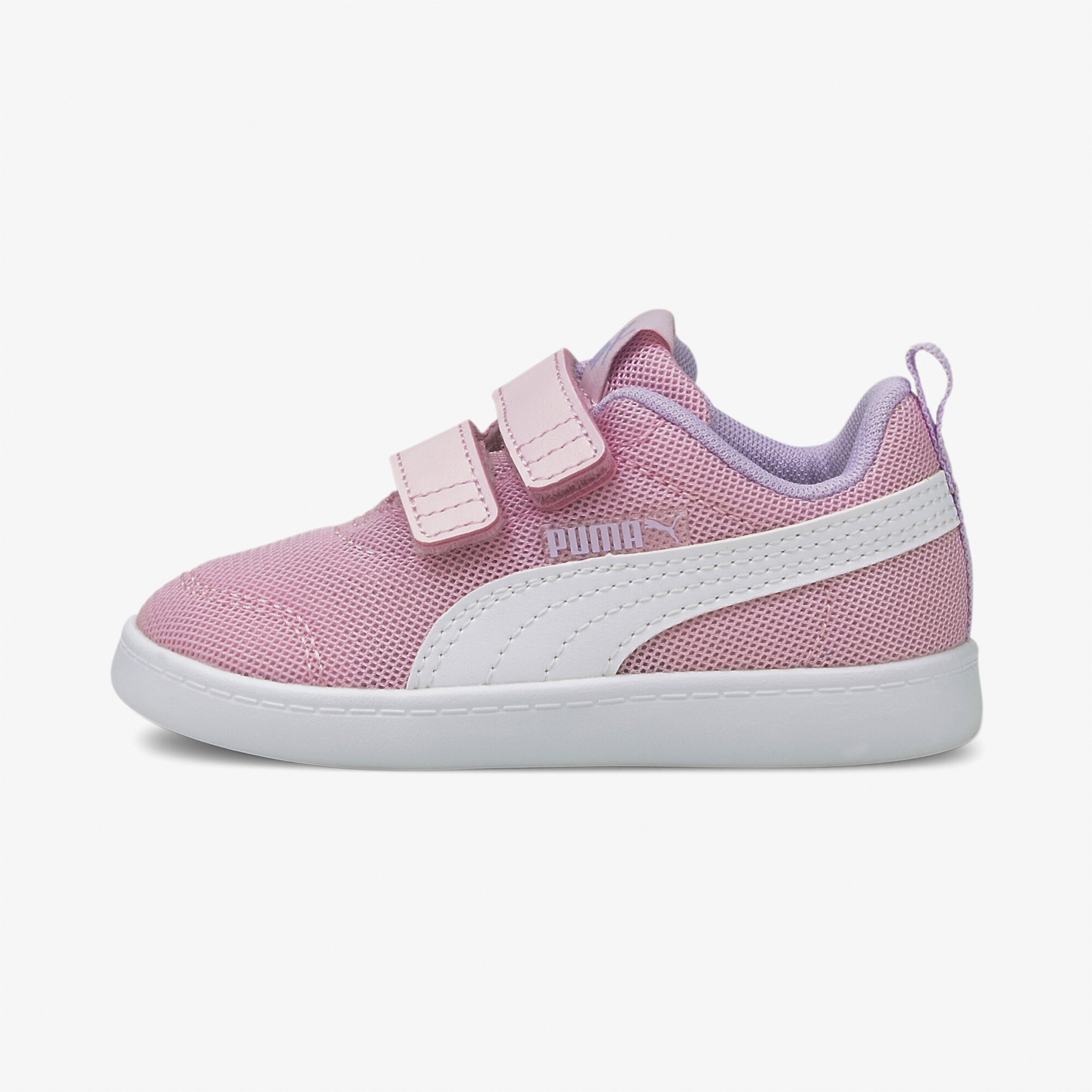 Puma Courtflex V2 Mesh Bebek Pembe Spor Ayakkabı