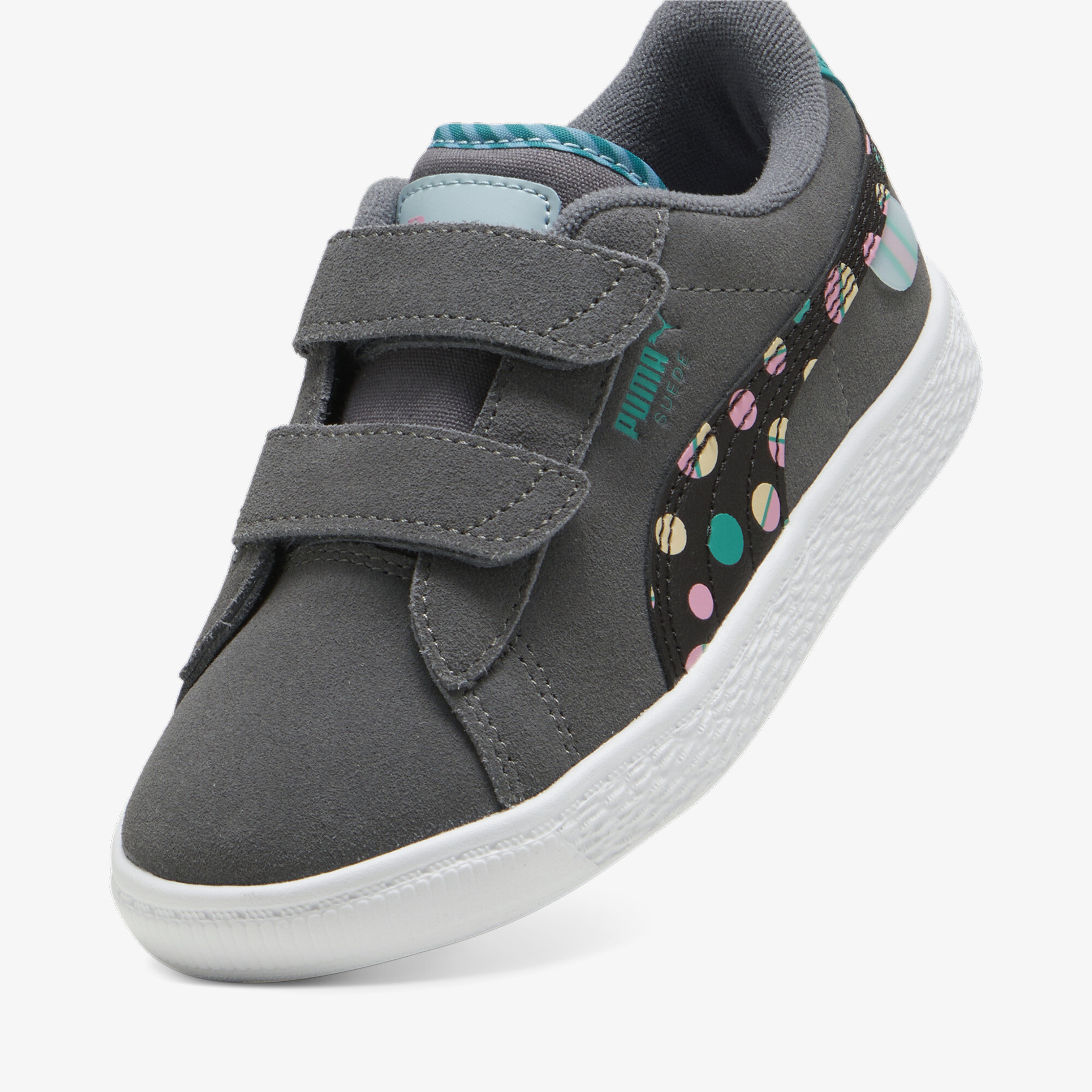 Puma Suede Classic Lf Sum Çocuk Gri/Yeşil Spor Ayakkabı