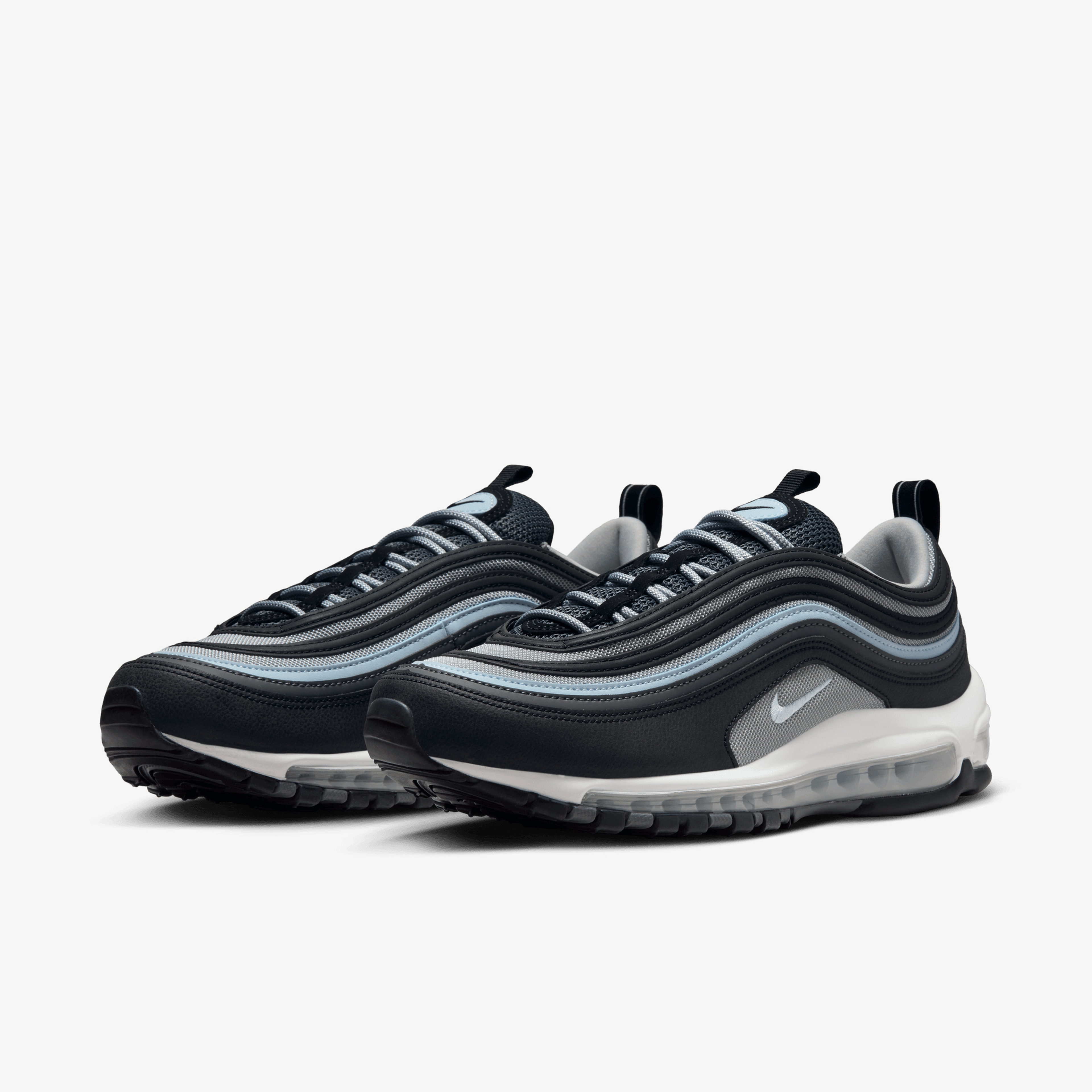 Nike Air Max 97 Erkek Siyah/Mavi Spor Ayakkabı