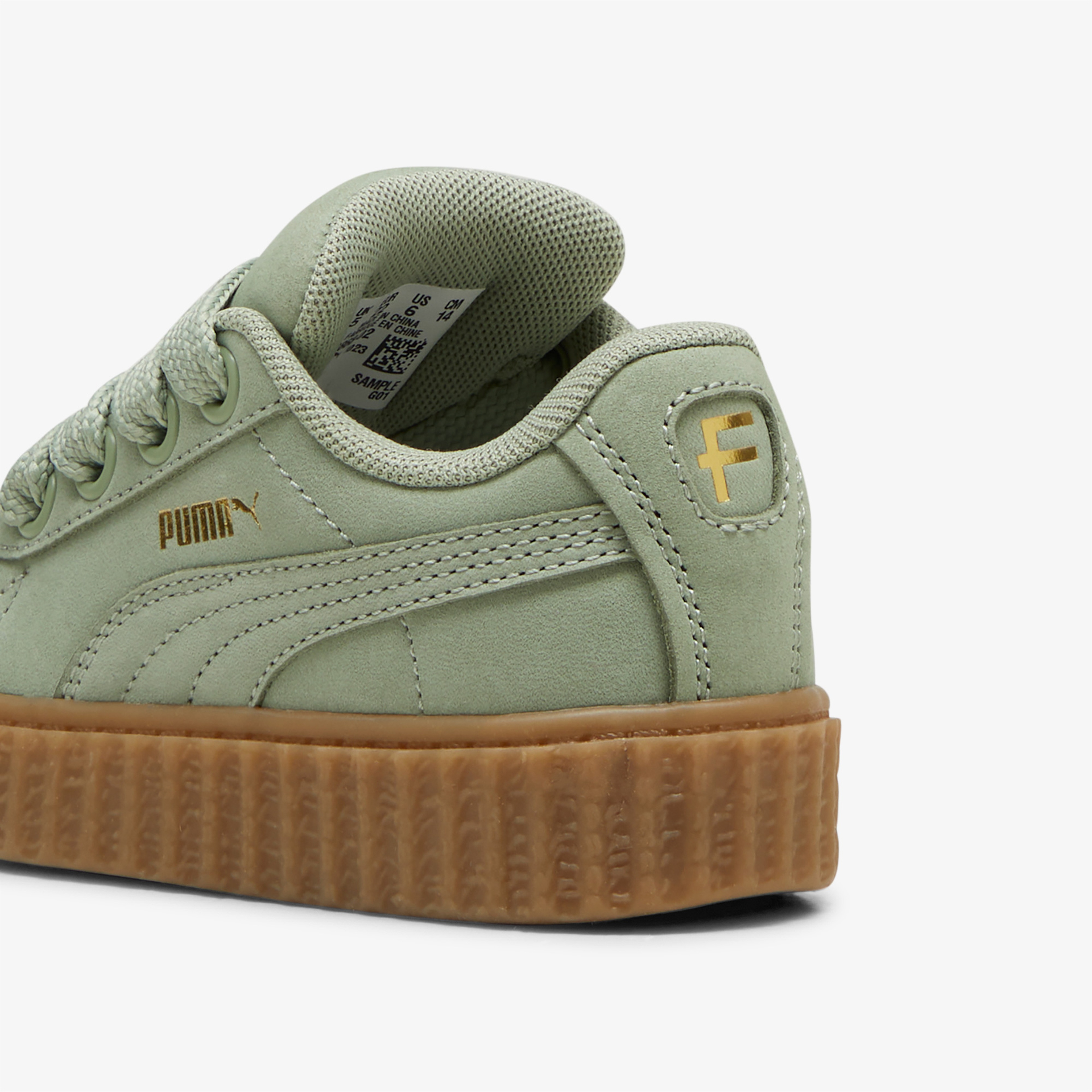 Puma Creeper Phatty Nubuck Bebek Yeşil Spor Ayakkabı