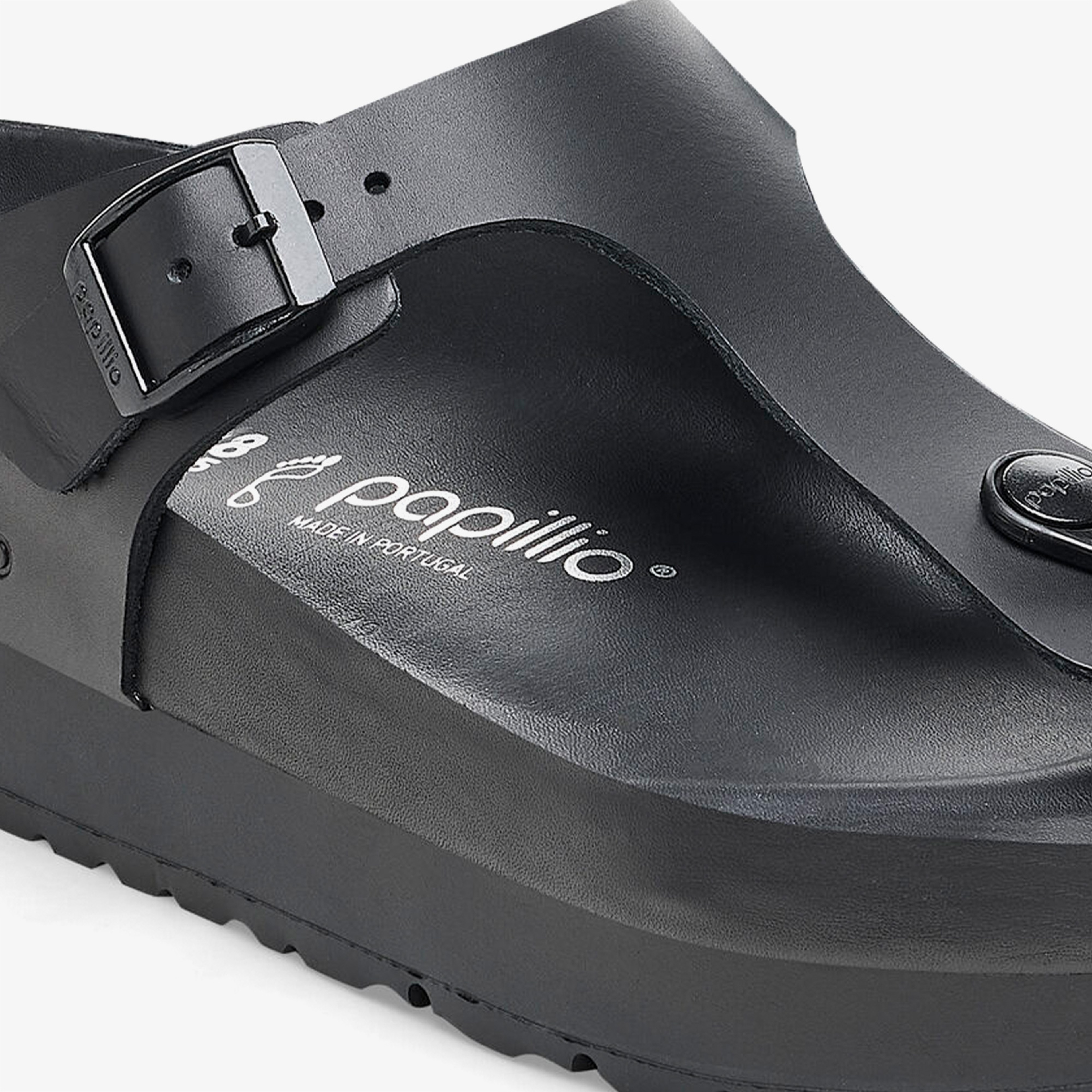 Birkenstock Gizeh Platform Flex Kadın Siyah Terlik