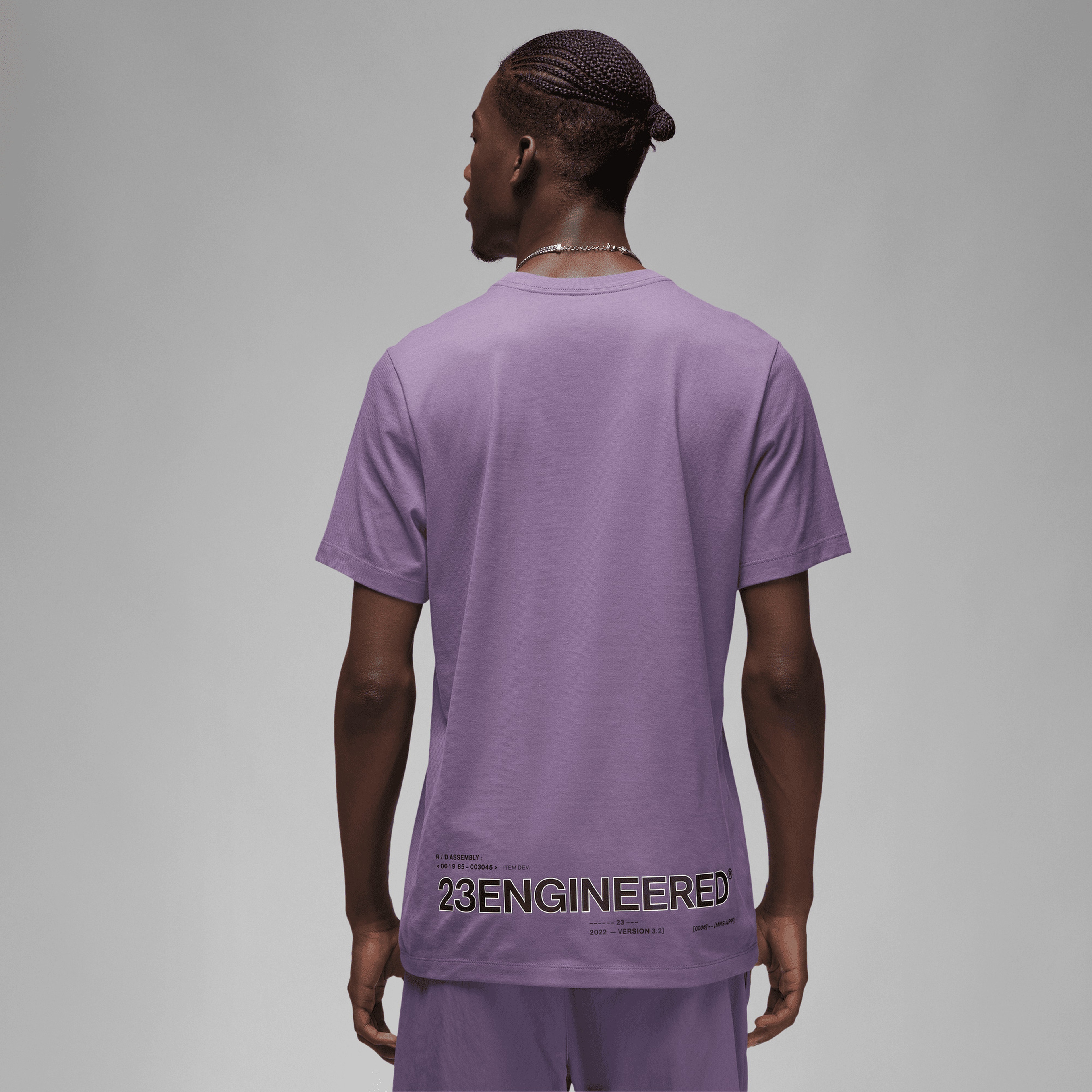 Jordan 23 Engineered Erkek Mor T-Shirt