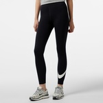 Nike Sportswear Classic High Rise Swoosh Kadın Siyah Tayt