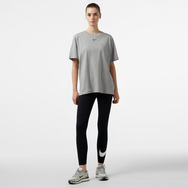 Nike Sportswear Classic High Rise Swoosh Kadın Siyah Tayt