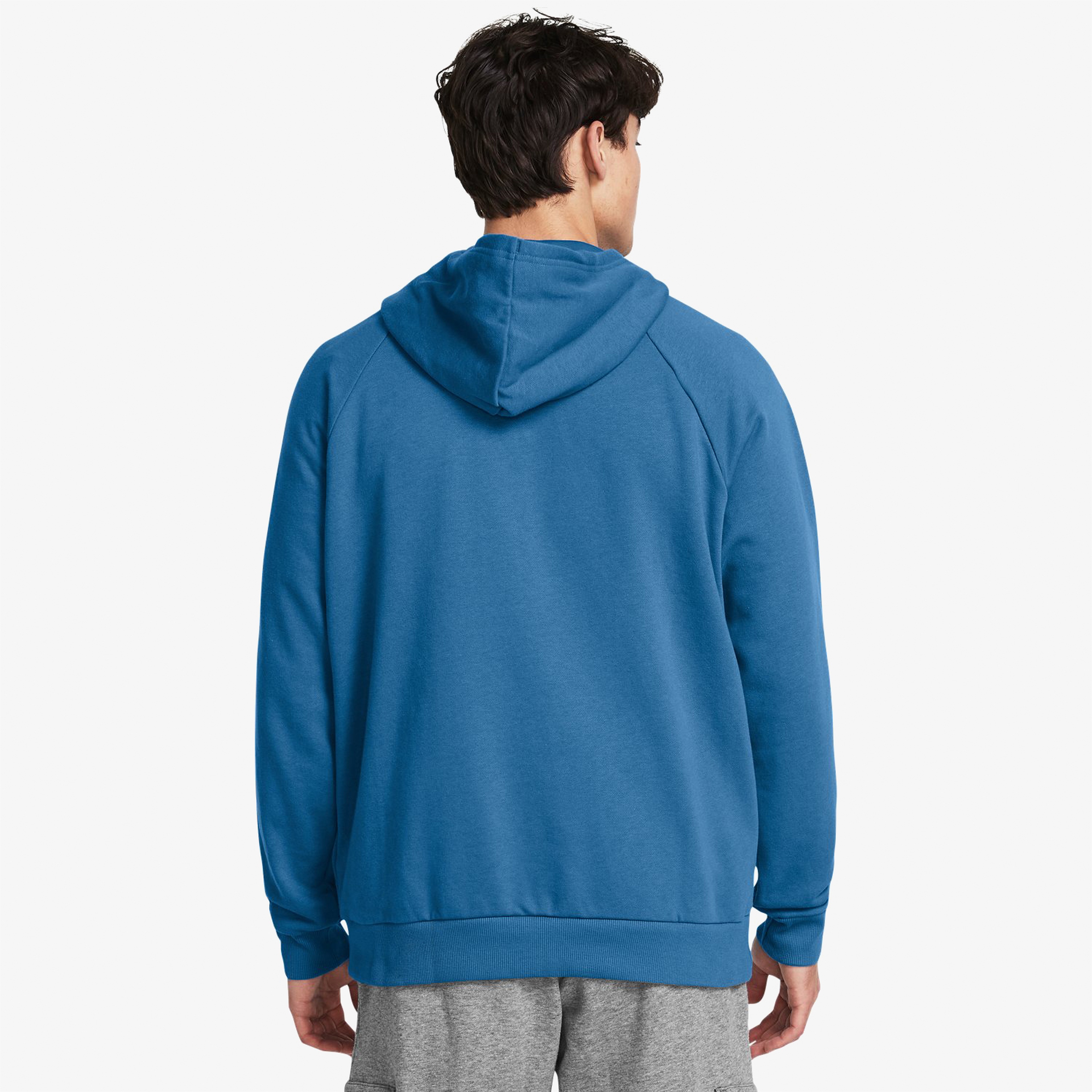 Under Armour Rival Fleece Logolu Erkek Mavi Günlük Sweatshirt