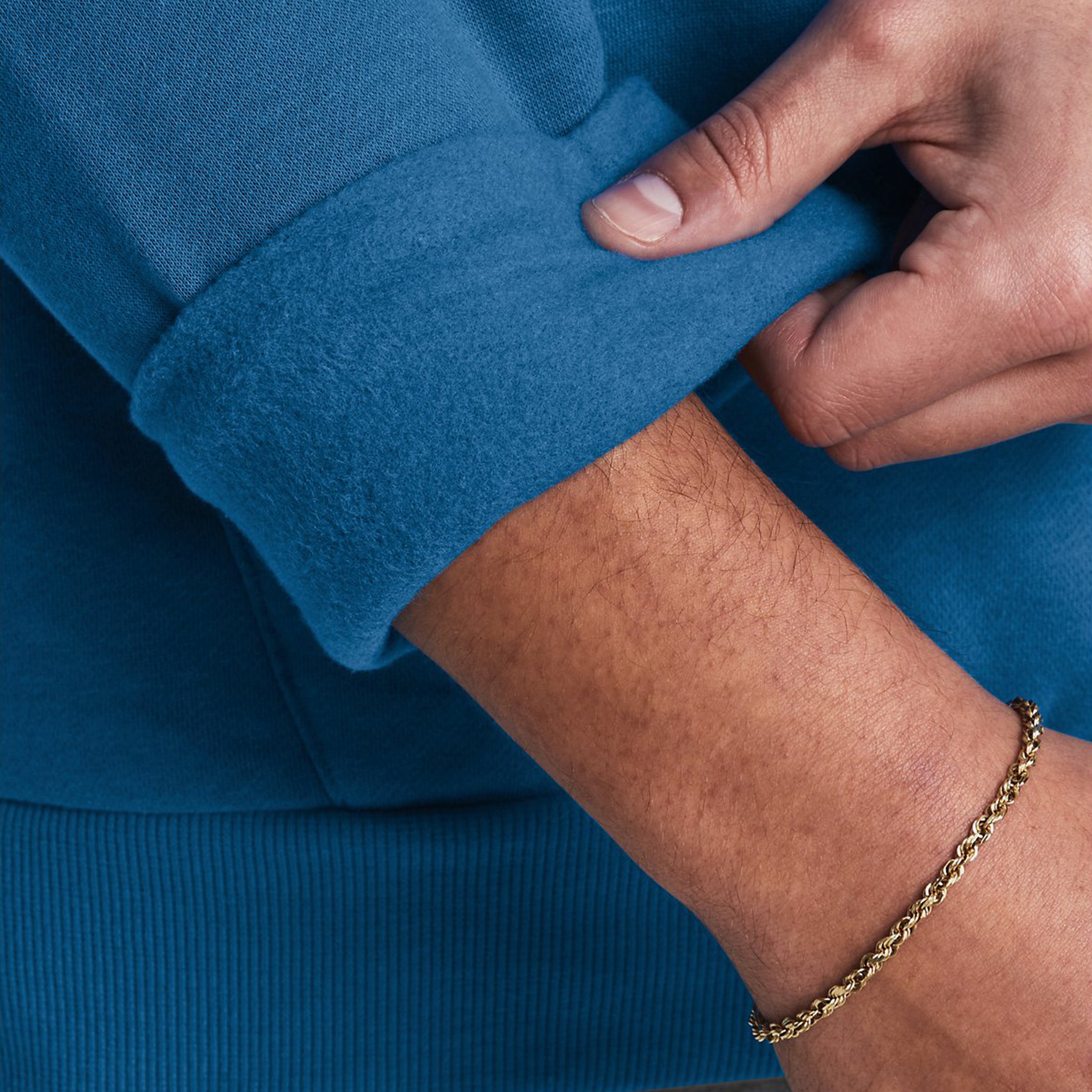 Under Armour Rival Fleece Logolu Erkek Mavi Günlük Sweatshirt