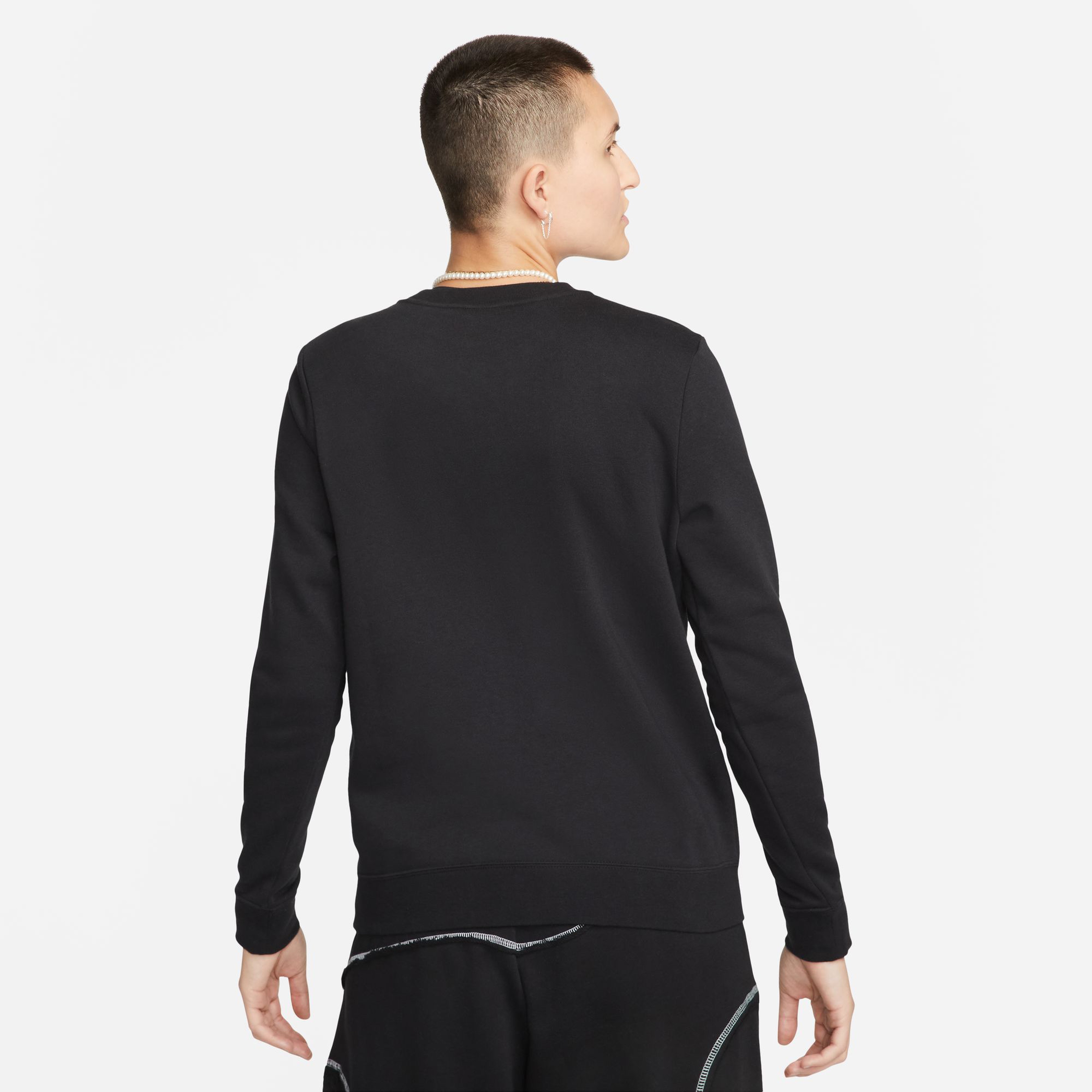 Nike Sportswear Club Fleece Kadın Siyah Günlük Sweatshirt