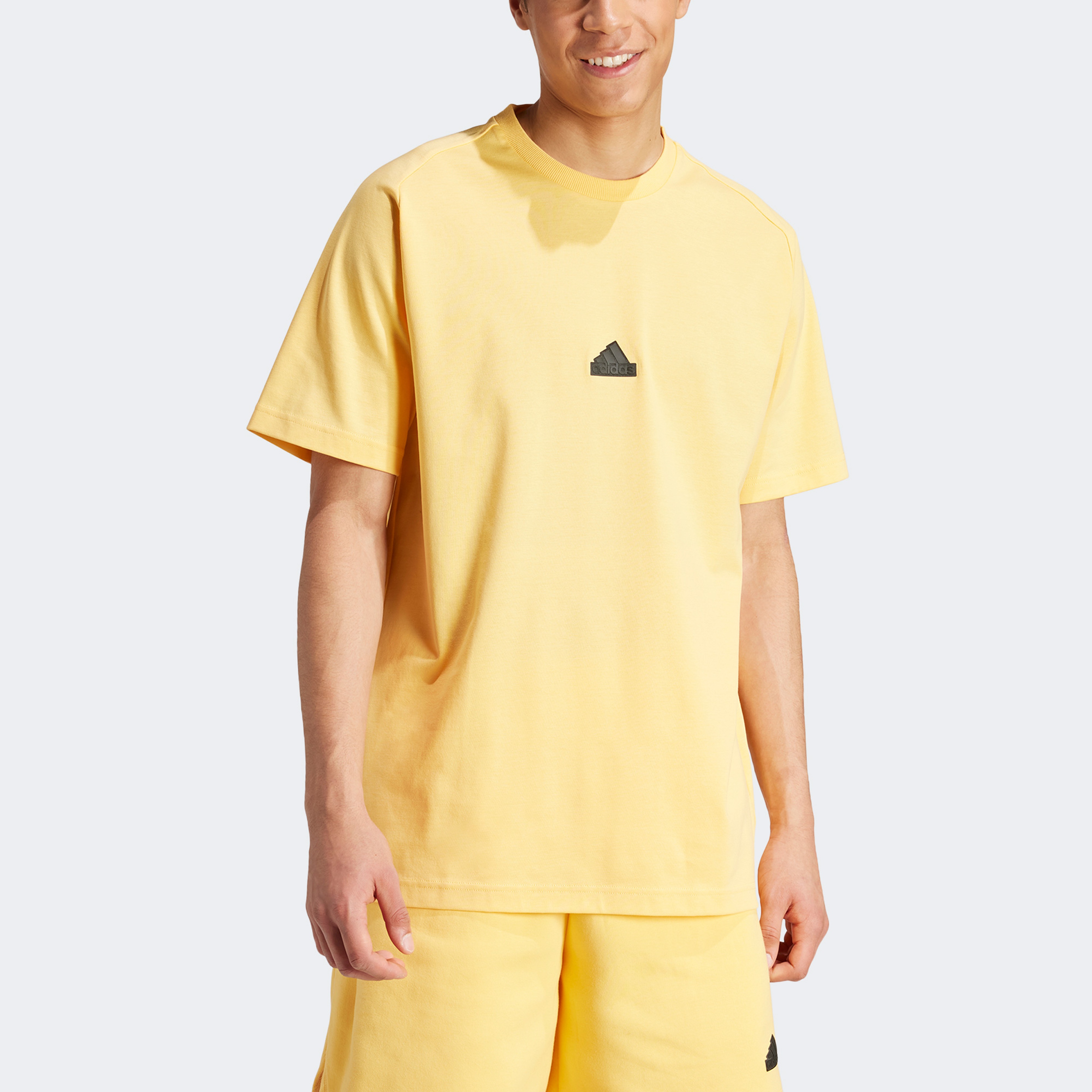 Adidas Erkek Sarı T-Shirt