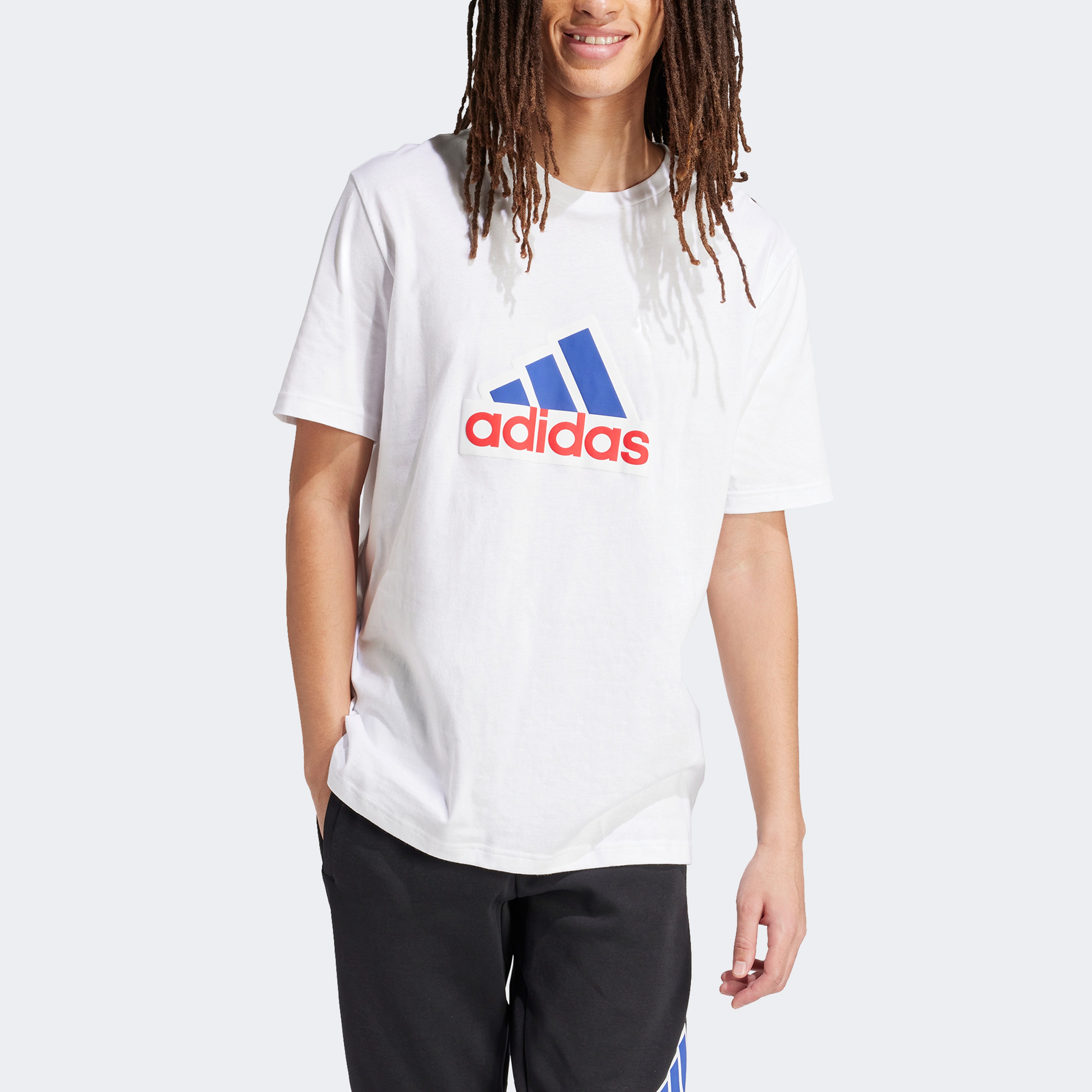Adidas Erkek Beyaz T-Shirt