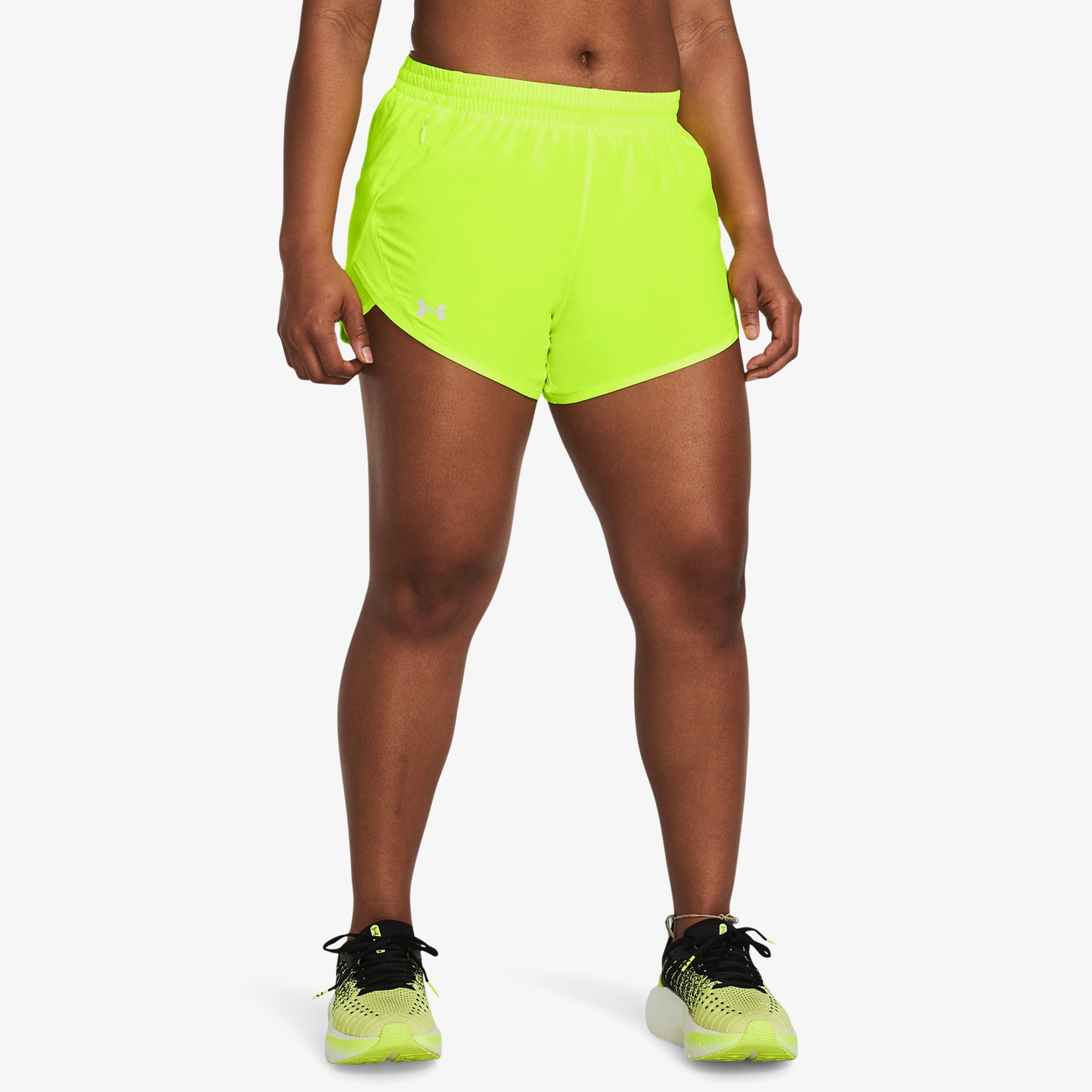 Under Armour Fly By Kadın Sarı Şort