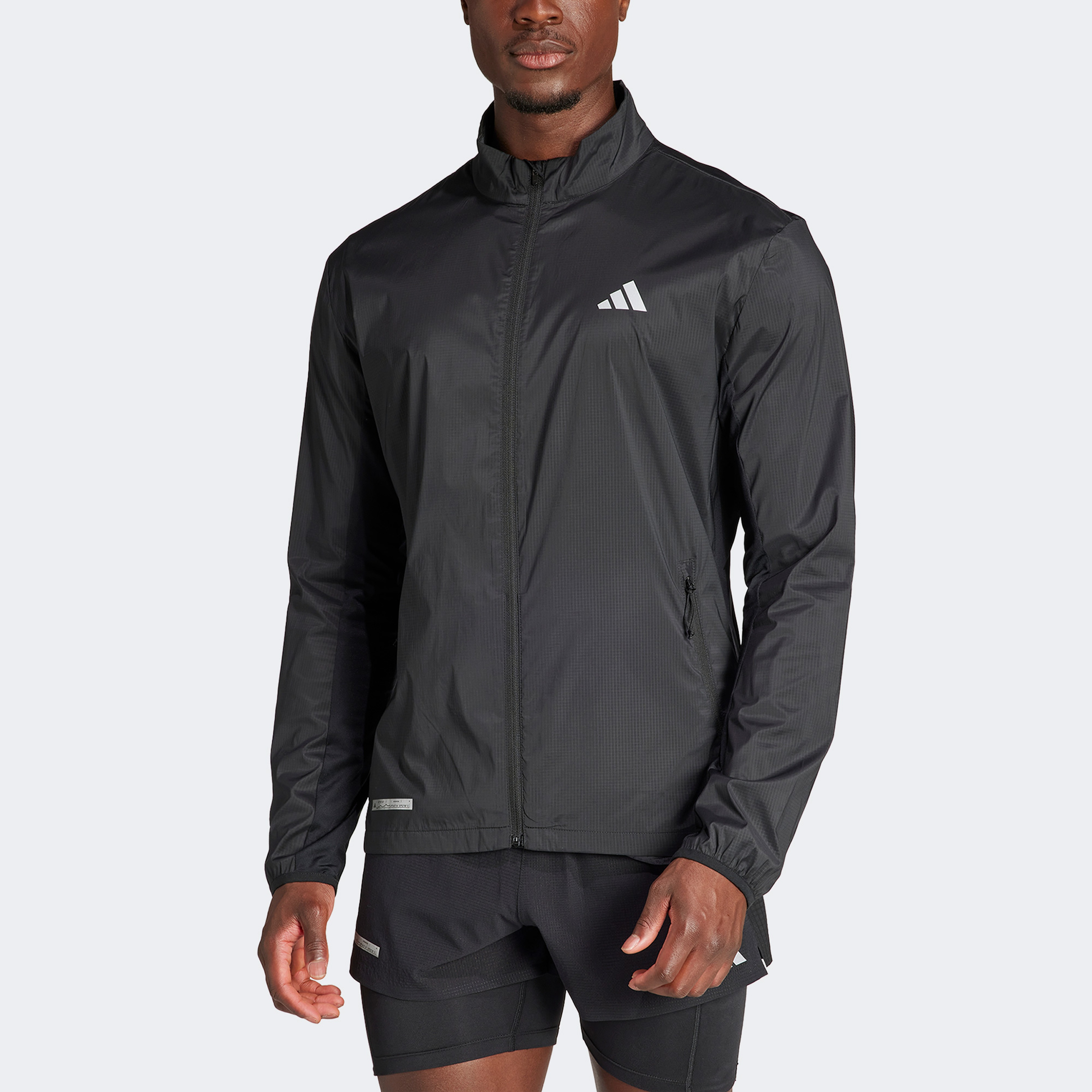 adidas Ult Print Jkt Erkek Siyah Koşu Ceketi