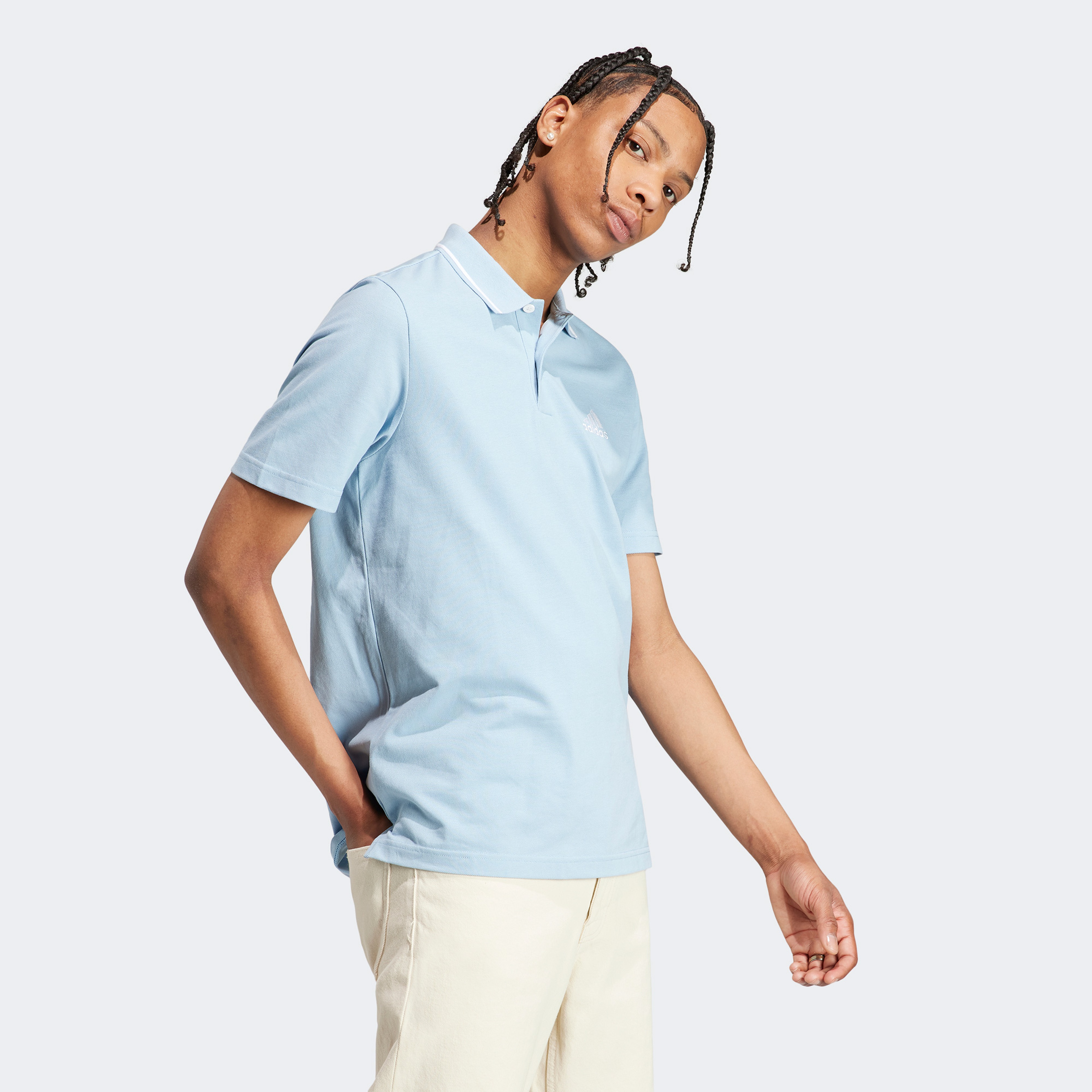 Adidas Erkek Mavi T-Shirt