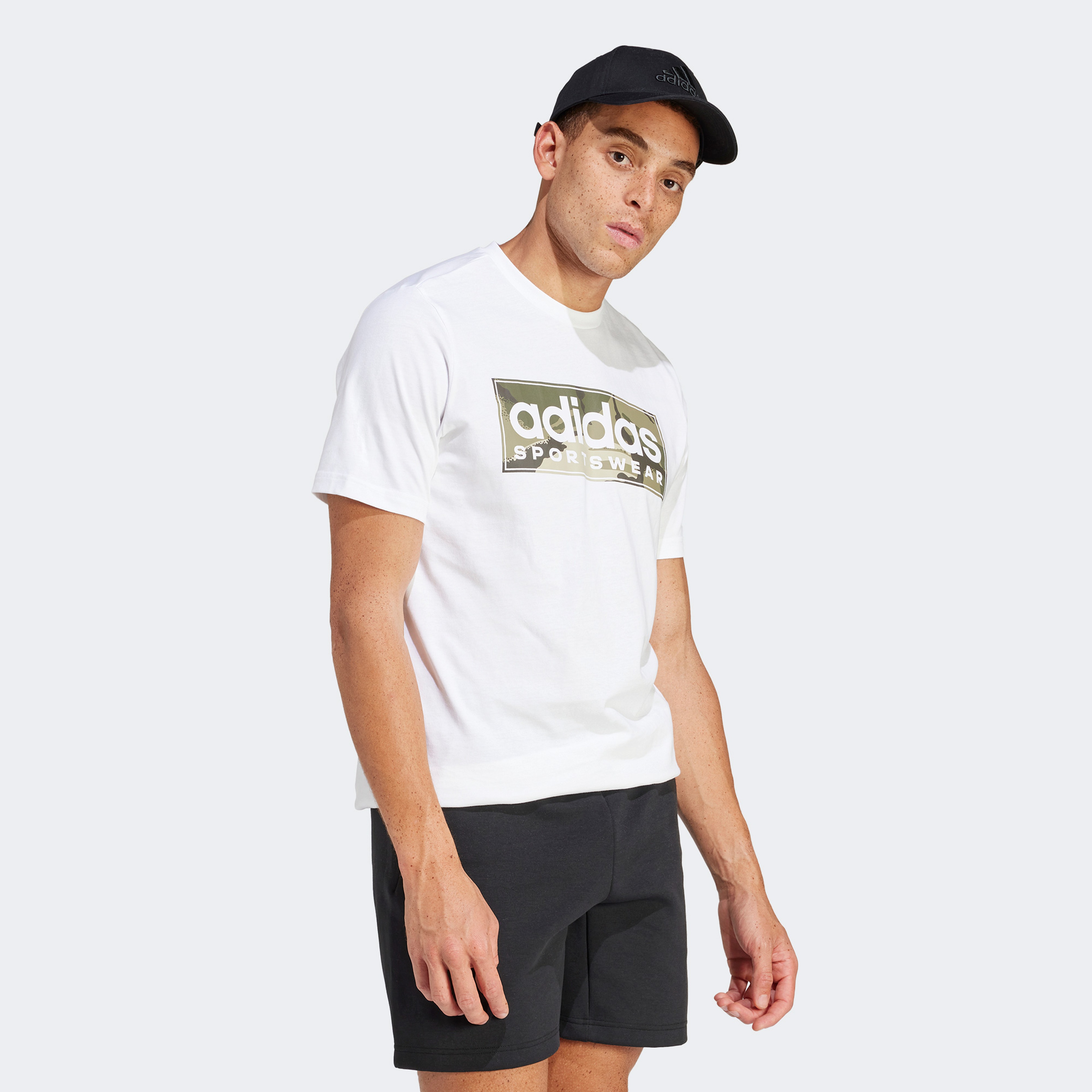 Adidas Erkek Beyaz T-Shirt