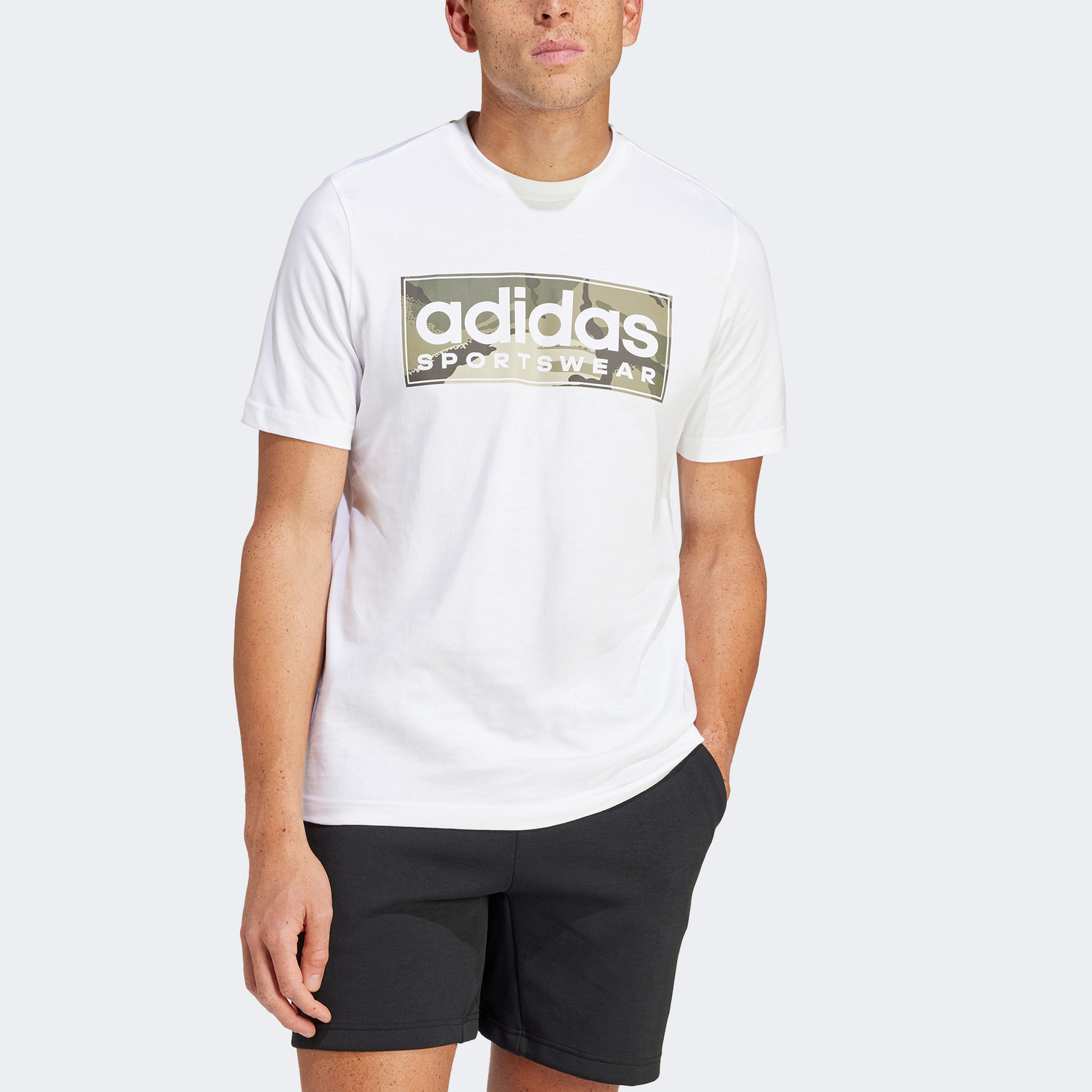 Adidas Erkek Beyaz T-Shirt