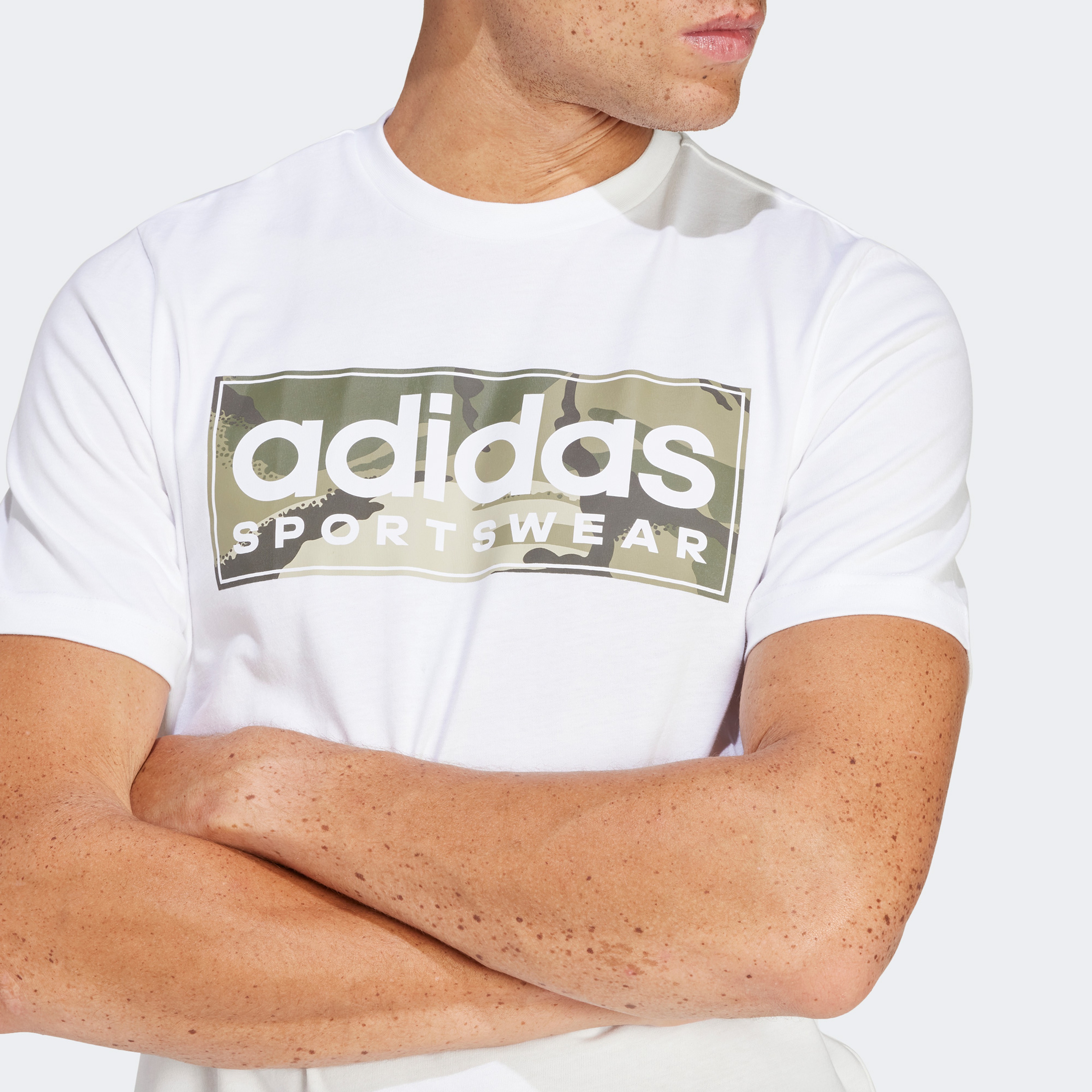 Adidas Erkek Beyaz T-Shirt