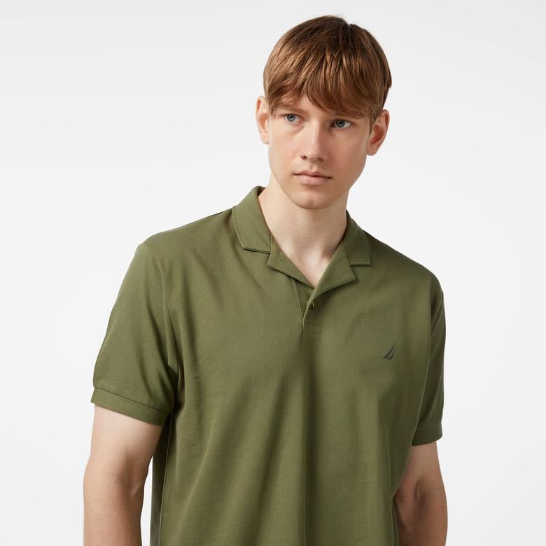 Nautica Erkek Yeşil Classic Fit Kısa Kollu Polo