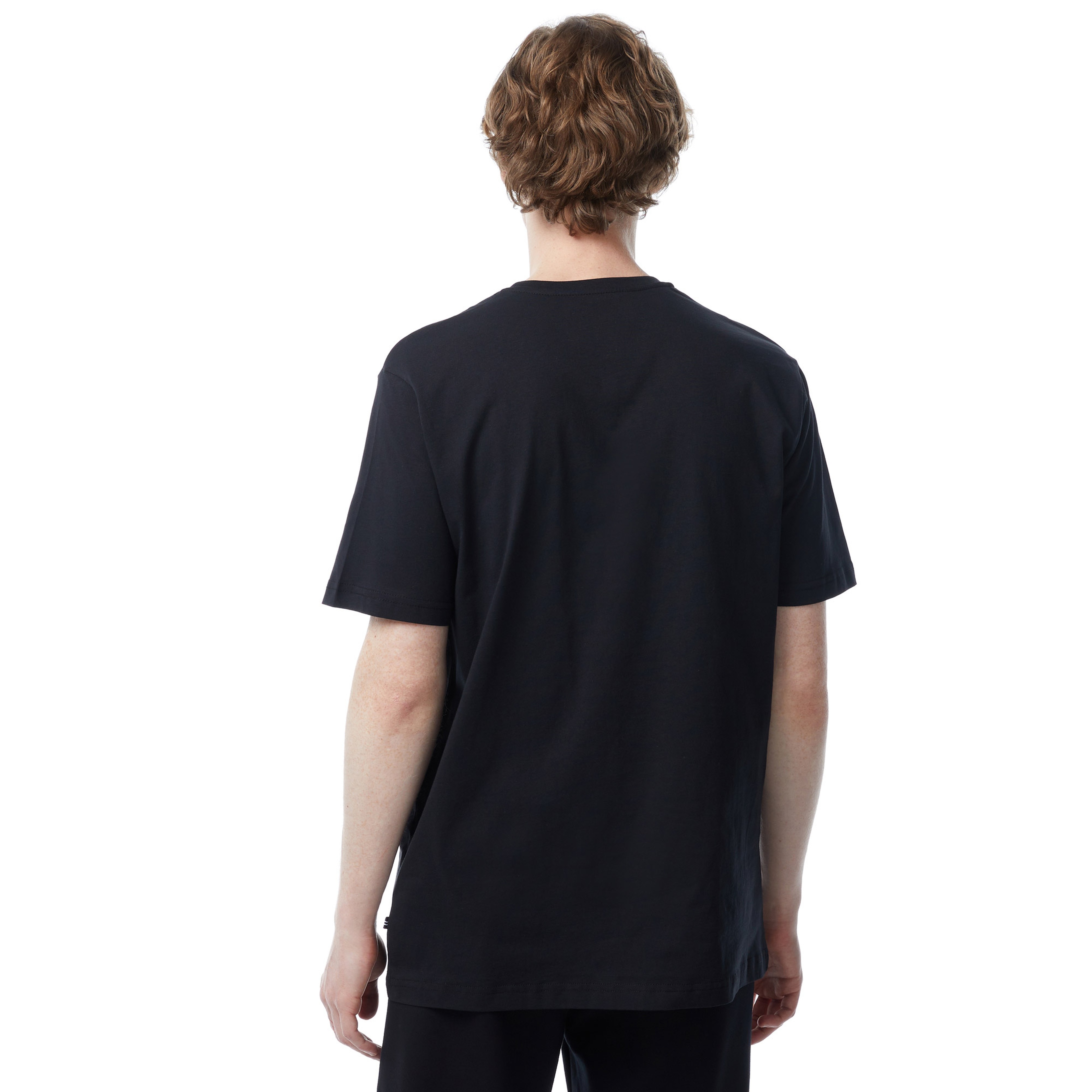 Nautica Erkek Siyah Standart Fit Kısa Kollu Baskılı T-Shirt