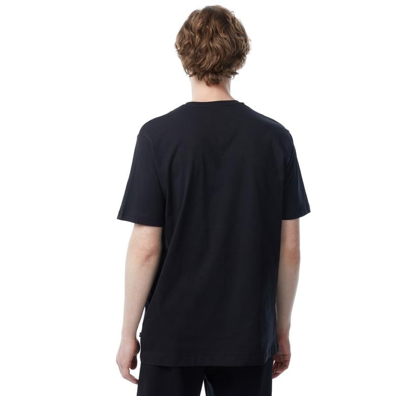 Nautica Erkek Siyah Standart Fit Kısa Kollu Baskılı T-Shirt