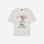 ERKEK BASKILI BİSİKLET YAKA BEYAZ  T-SHIRT