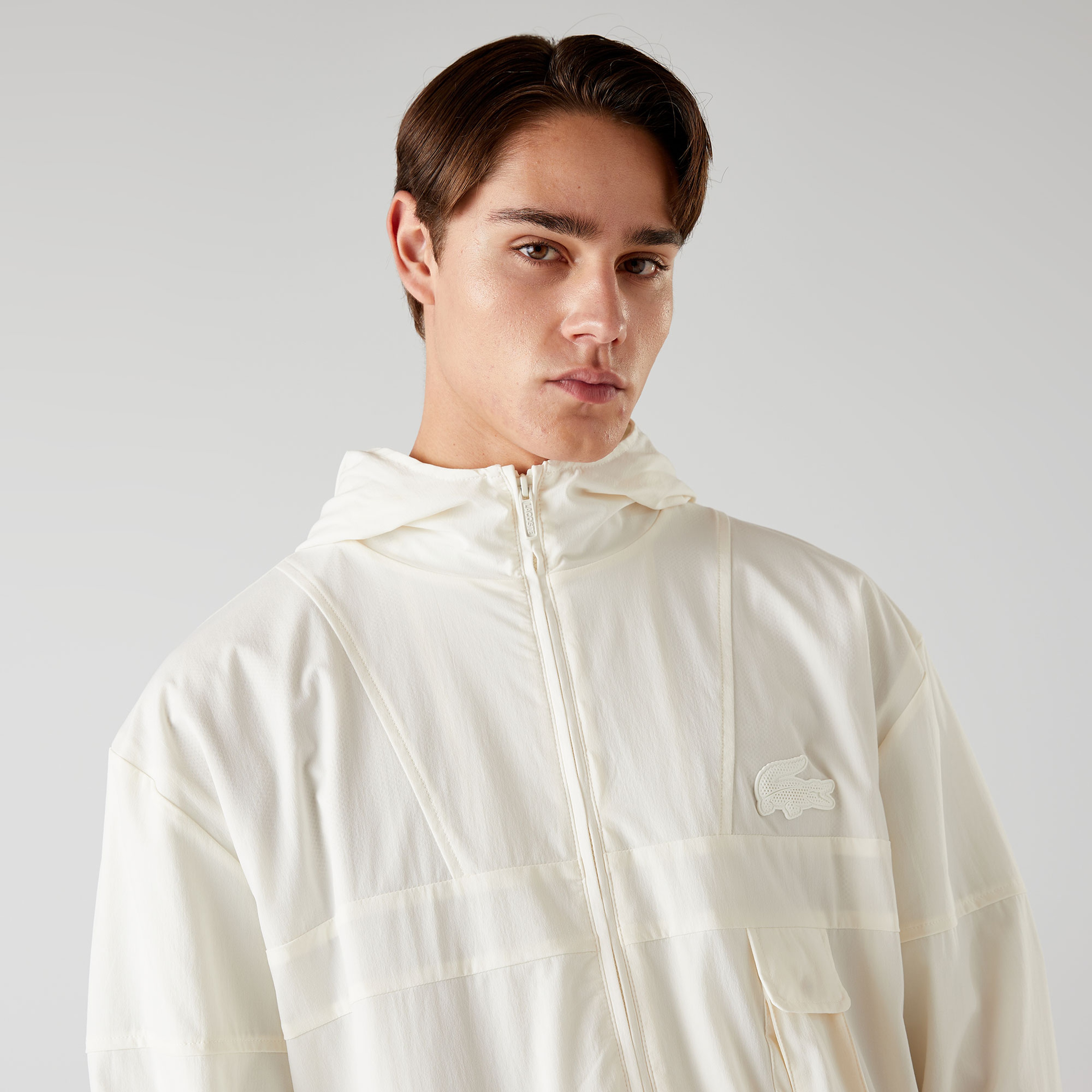 Lacoste x House of SuperStep Erkek Beyaz/Krem Ceket