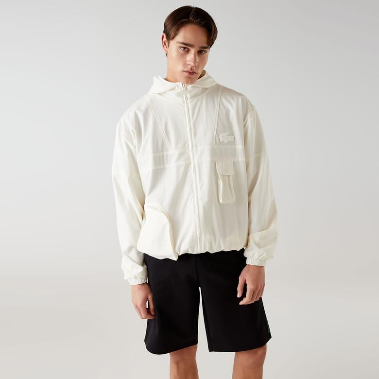Lacoste x House of SuperStep Erkek Beyaz/Krem Ceket