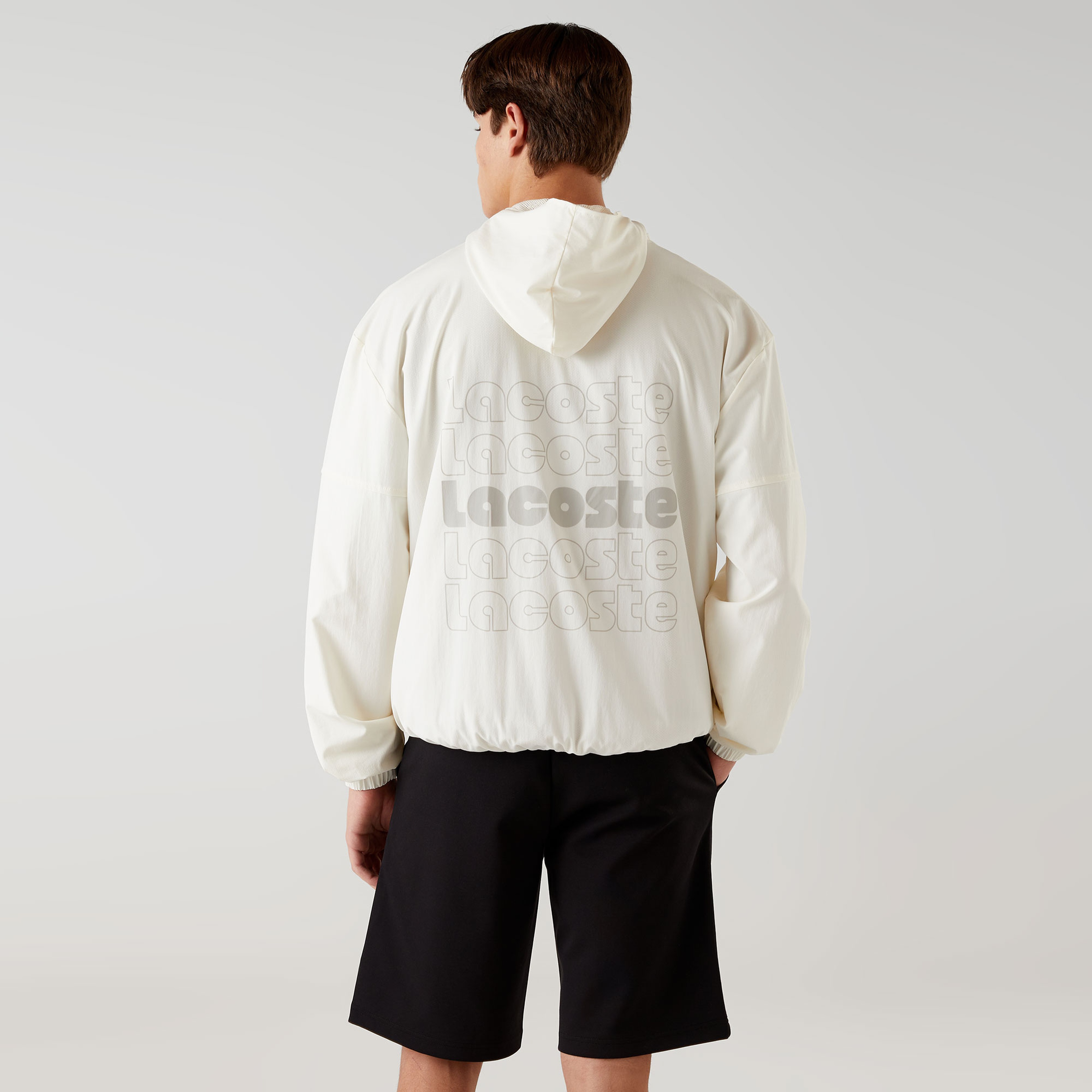 Lacoste x House of SuperStep Erkek Beyaz/Krem Ceket