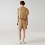 Lacoste x House of SuperStep Kadın Kahverengi Şort